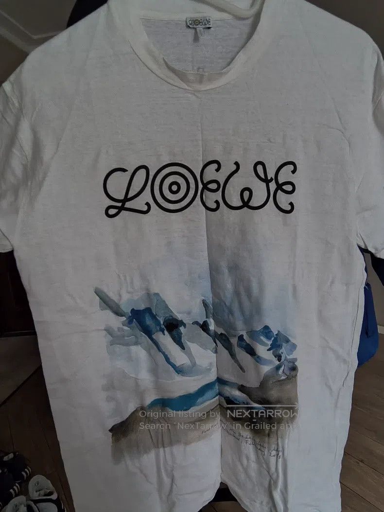Loewe Loewe Men's Pure Cotton T-Shirt, White Size US S / EU 44-46 / 1 - 1 Thumbnail