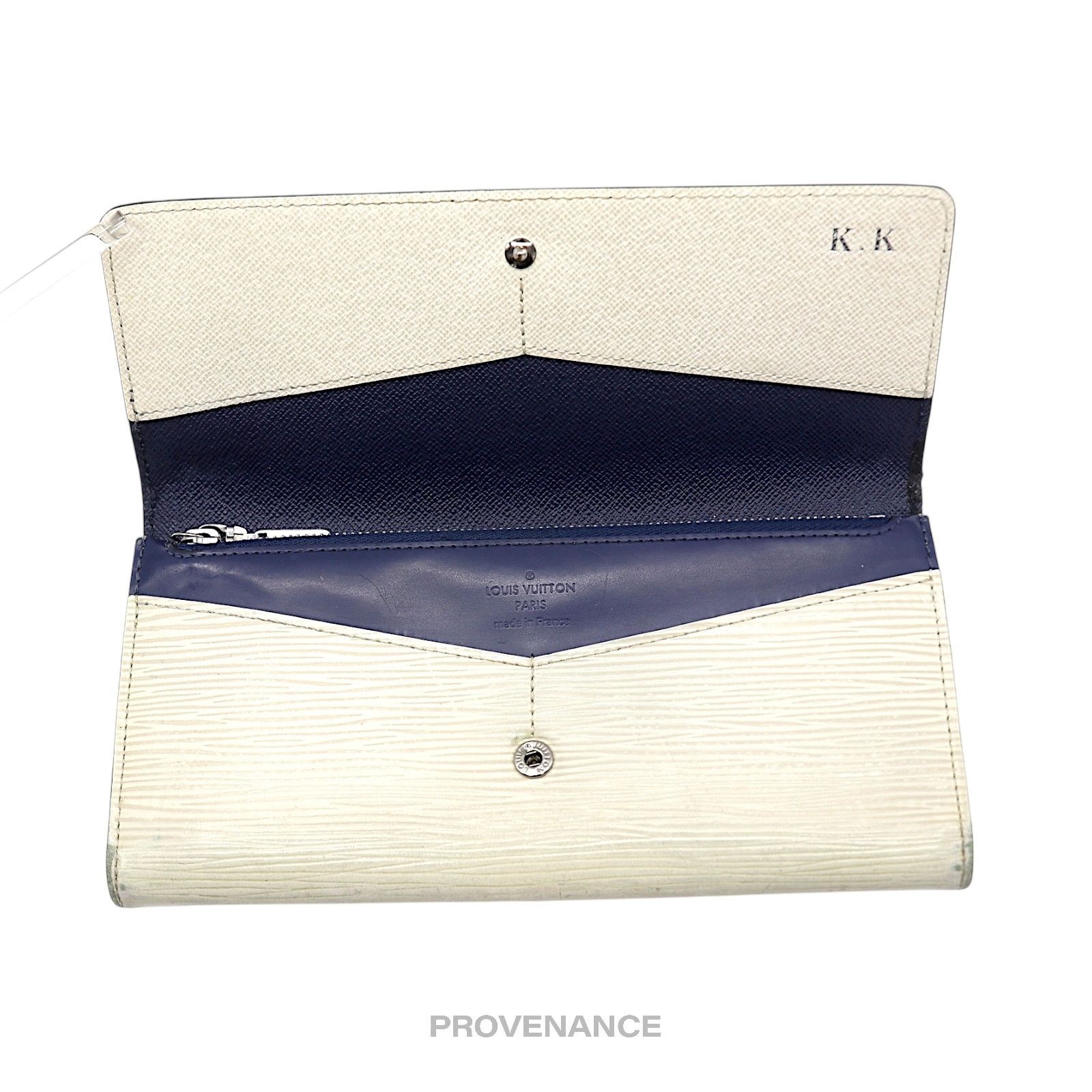 Louis Vuitton 🔴 Louis Vuitton Long Wallet - White Blue Epi Patchwork Size ONE SIZE - 6 Thumbnail