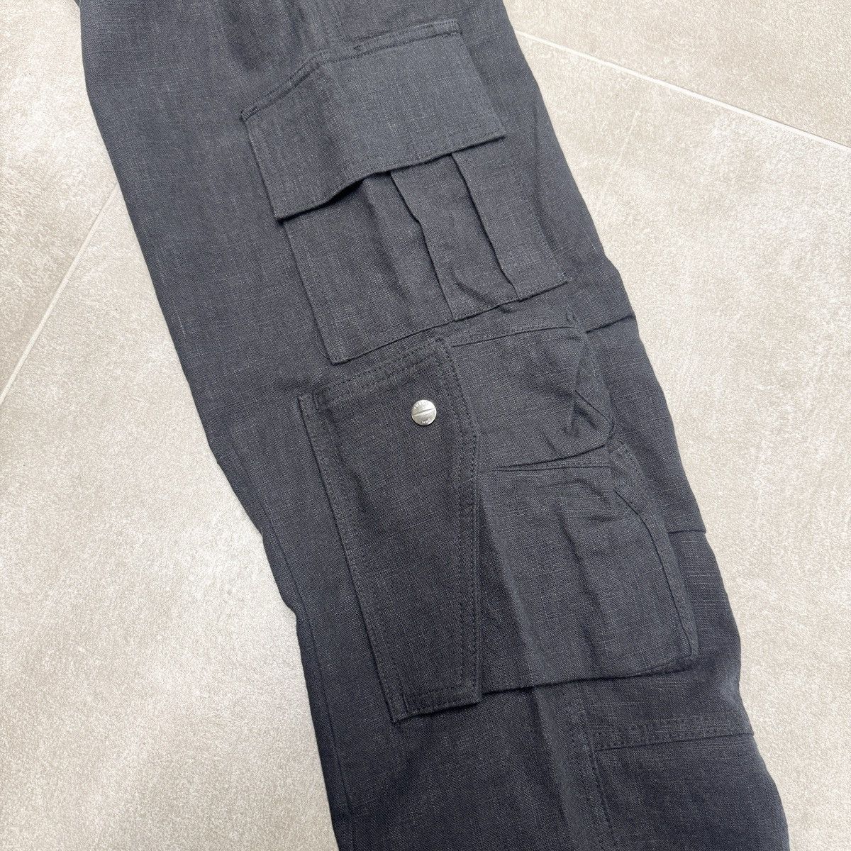 Rhude Rhude Linen Cargo Pants In Black RRP £635 Size US 30 / EU 46 - 4 Thumbnail