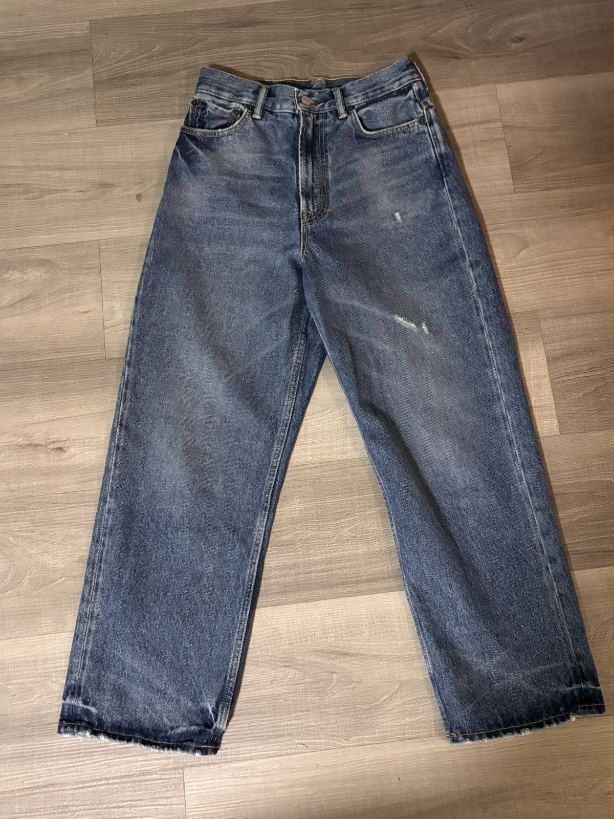 Acne Studios Acne Studios High-Rise Straight Leg Jeans Size US 27 - 2 Thumbnail