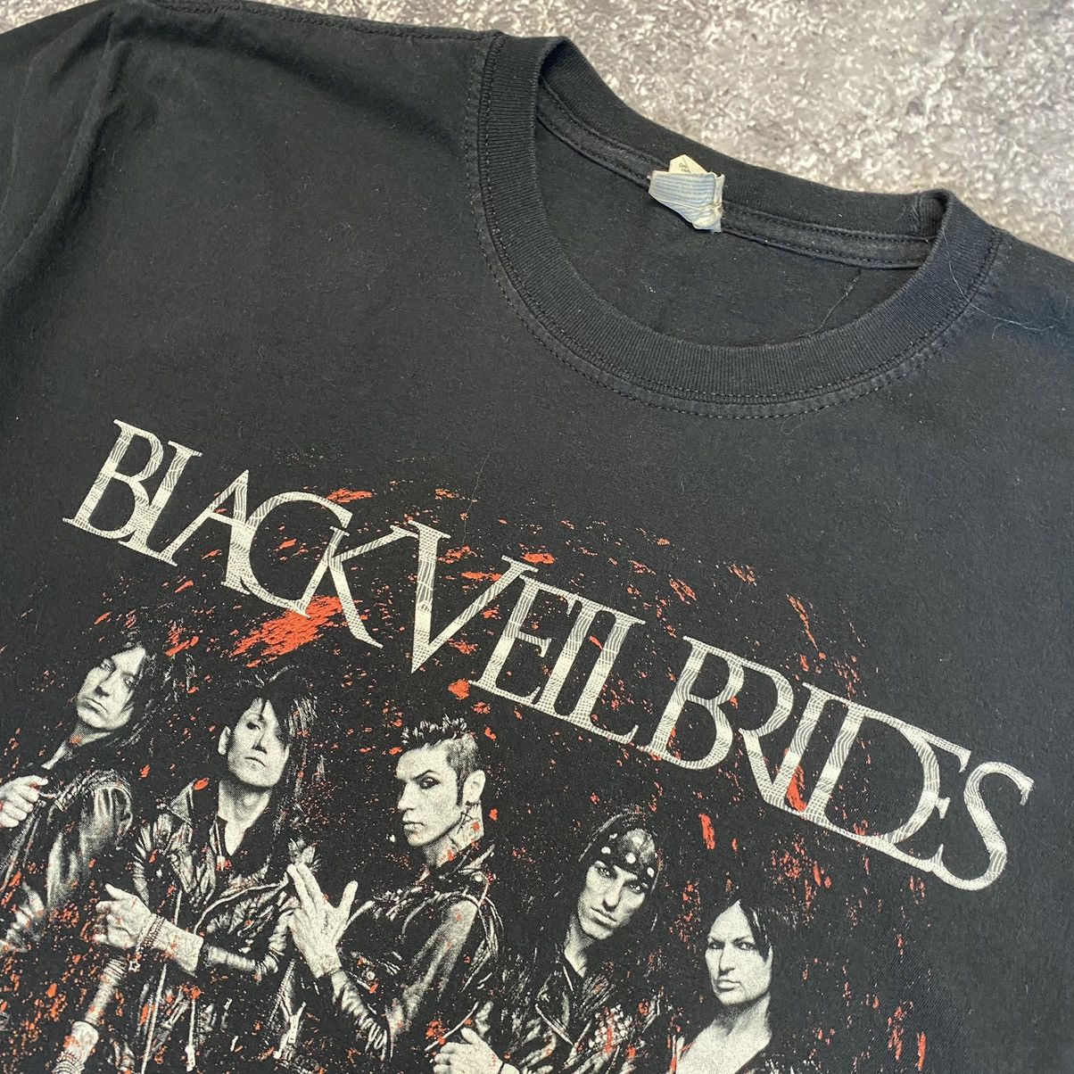 Band Tees Vintage Black Veil Brides 2014 Big Graphic logo band tee Size US XL / EU 56 / 4 - 3 Thumbnail