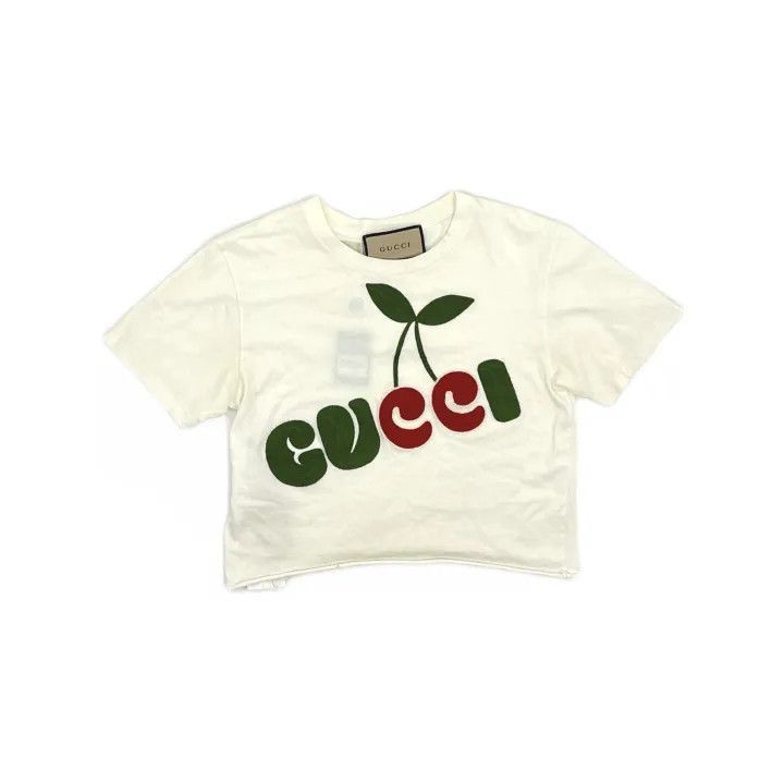 Gucci Gucci Epilogue Cherry Print Cotton T-shirt-2507 Size XXS / US 00 / IT 34 - 8 Thumbnail