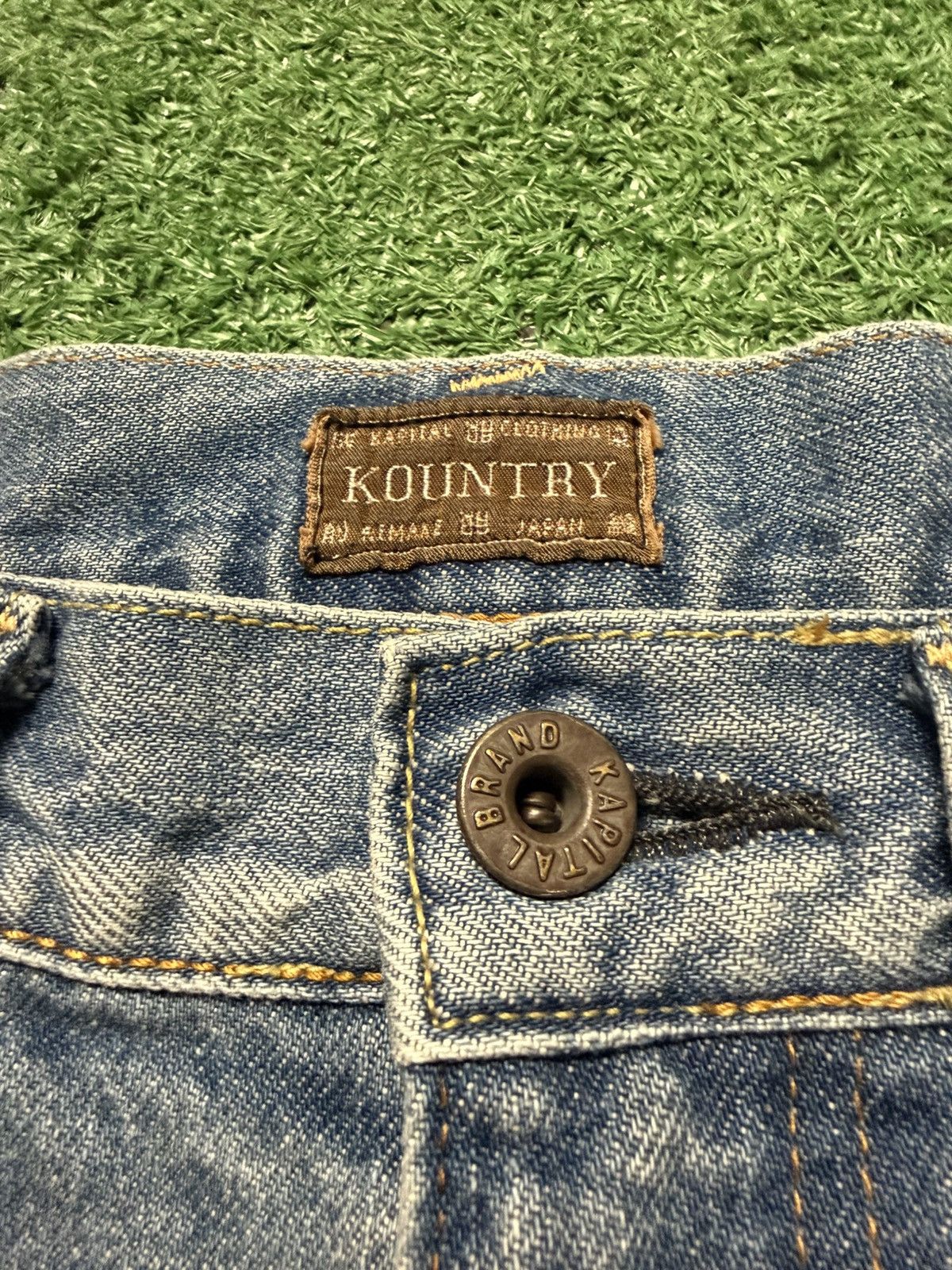 Kapital Kountry Kapital bone denim shorts Size US 32 / EU 48 - 4 Thumbnail