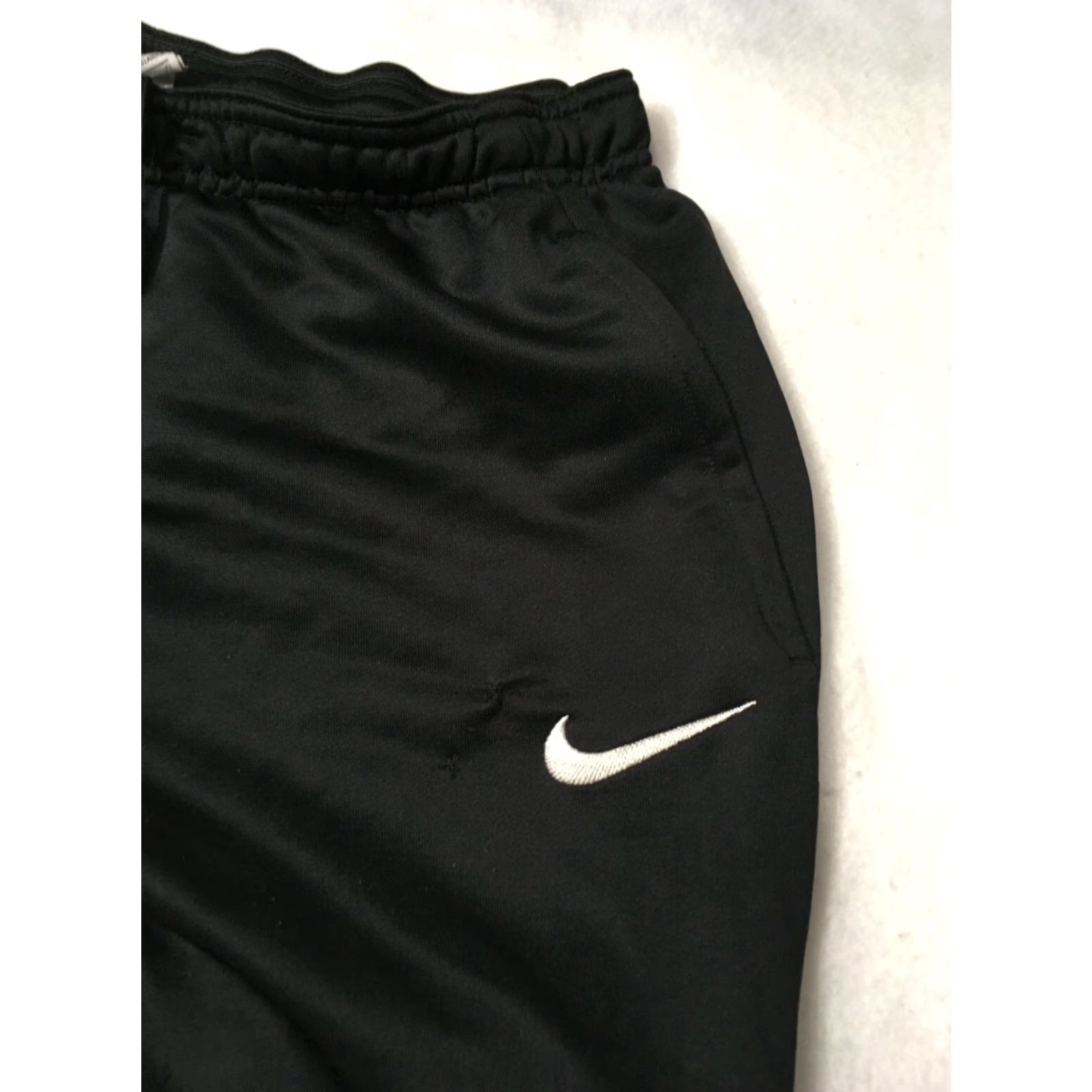 Nike Nike Dri-FIT Women's Activewear Pants L Black Sweatpants with Pockets Size 36" / US 14 / IT 50 - 3 Thumbnail