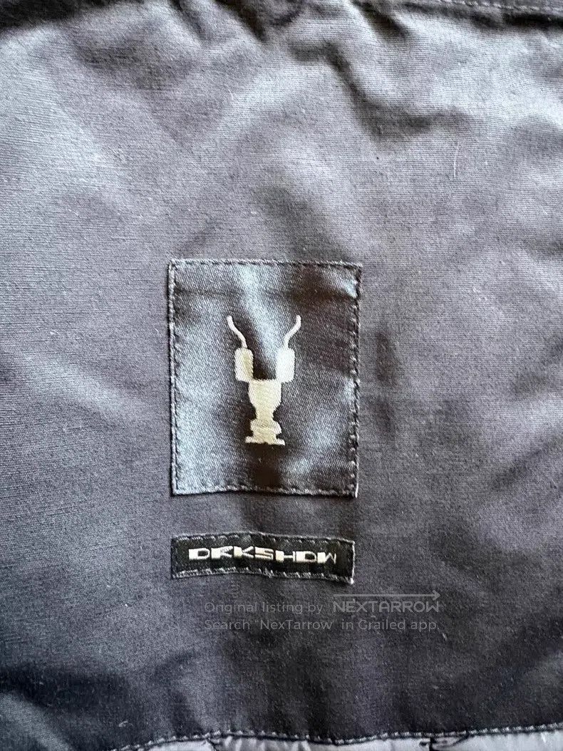Rick Owens Rick Owens Double Thread Black Studded Zipper Cotton Jacke Size US S / EU 44-46 / 1 - 5 Thumbnail