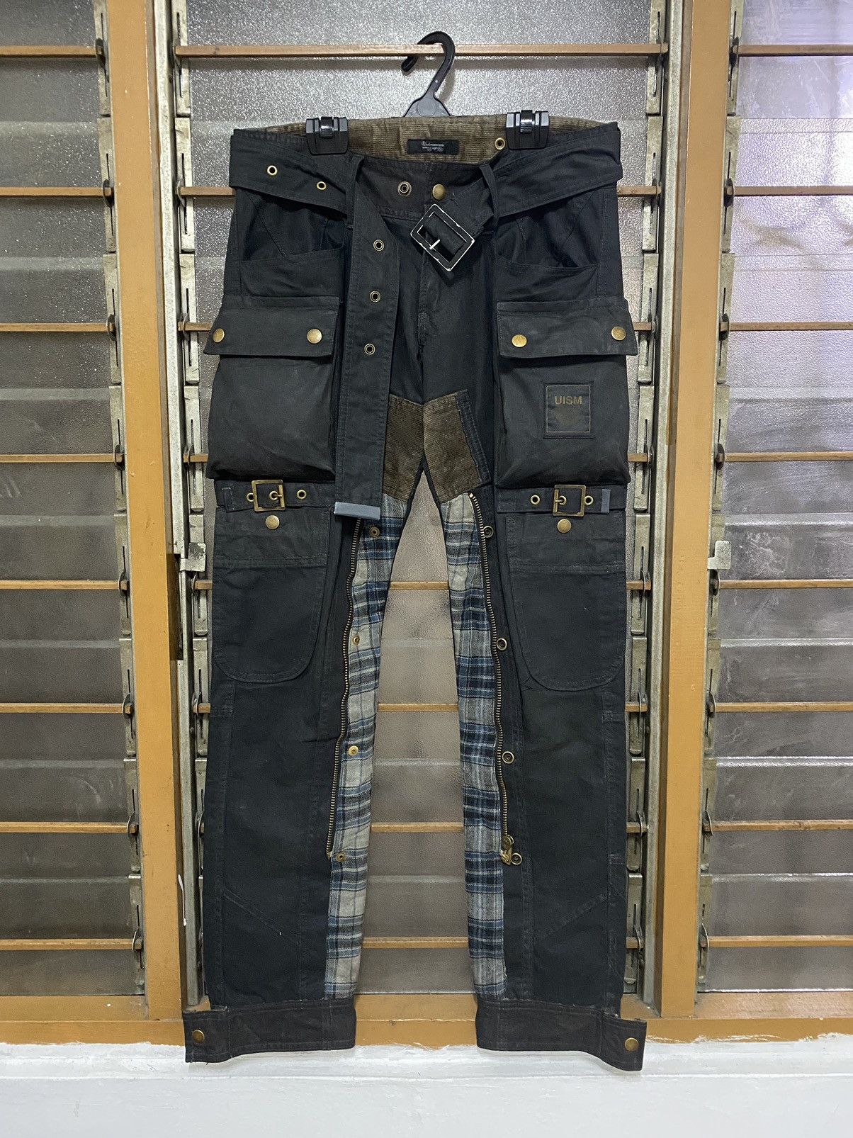 Undercover Vintage Undercover AW08 oiled Cargo Bondage Pants | Grailed