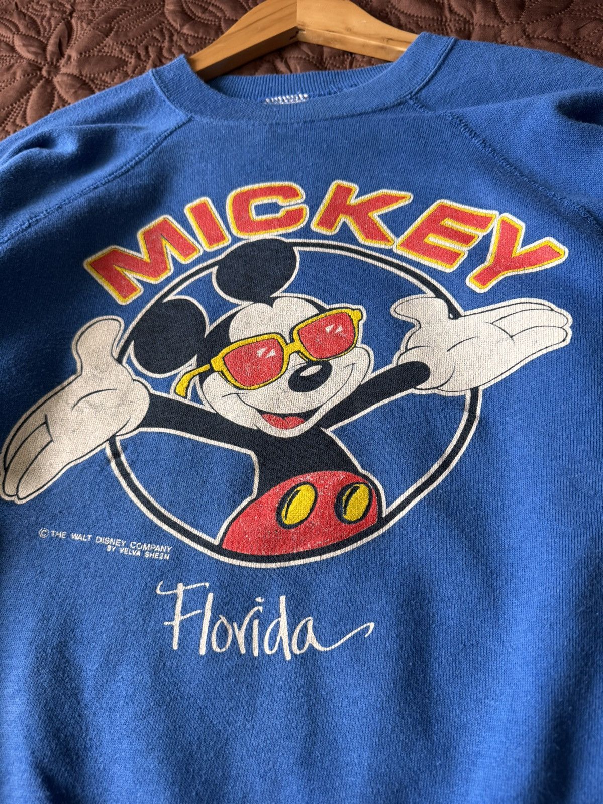 Disney VINTAGE 80/90s mickey mouse florida Size US S / EU 44-46 / 1 - 10 Thumbnail