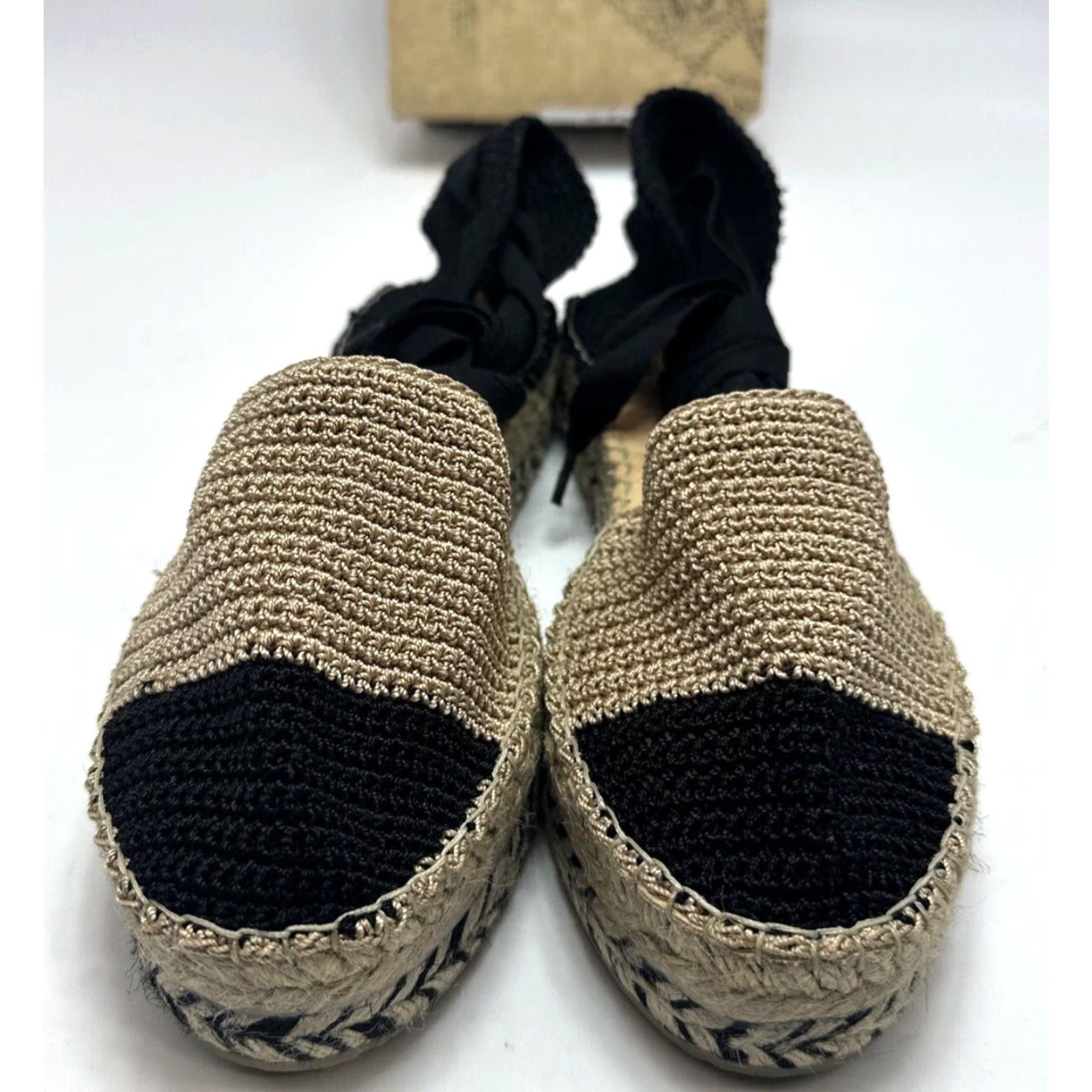 Free People Free People Island Time Wrap Espadrille Sandal Black/Tan US Size 8.5 EU 39 Sandal Women Bohemian Flat Heel 1 in M Multicolor Spain Size US 9 / IT 39 - 3 Thumbnail
