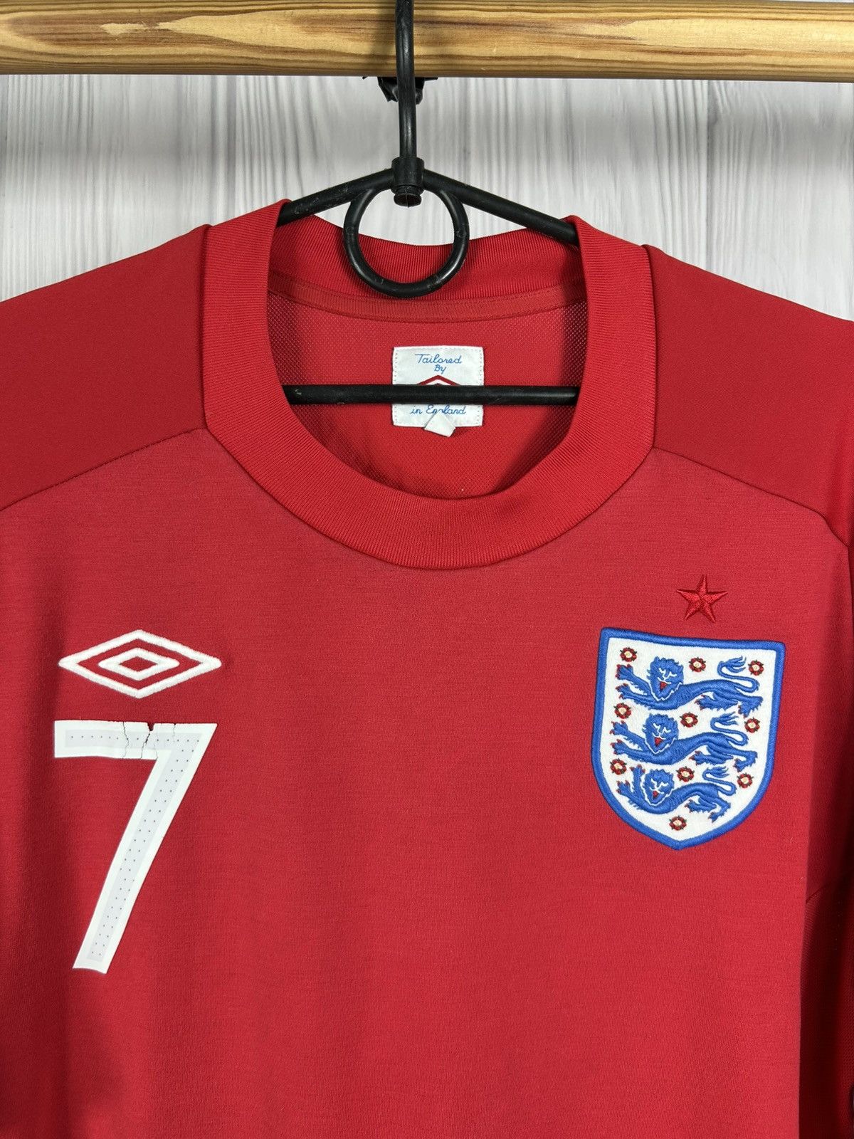 Umbro England Beckham Soccer Jersey 2010 Umbro Away Shirt Size 40 Size US M / EU 48-50 / 2 - 5 Thumbnail