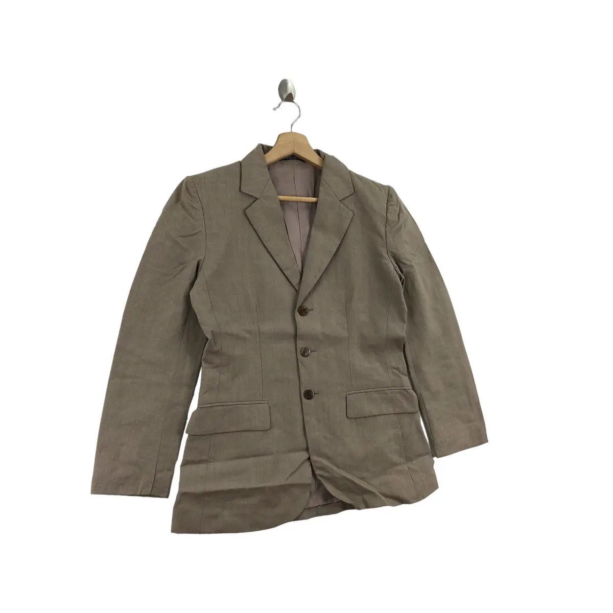 Yohji Yamamoto Vtg YOHJI YAMAMOTO INED Flandre Club 3 Button Blazer Sport Size S / US 4 / IT 40 - 3 Thumbnail
