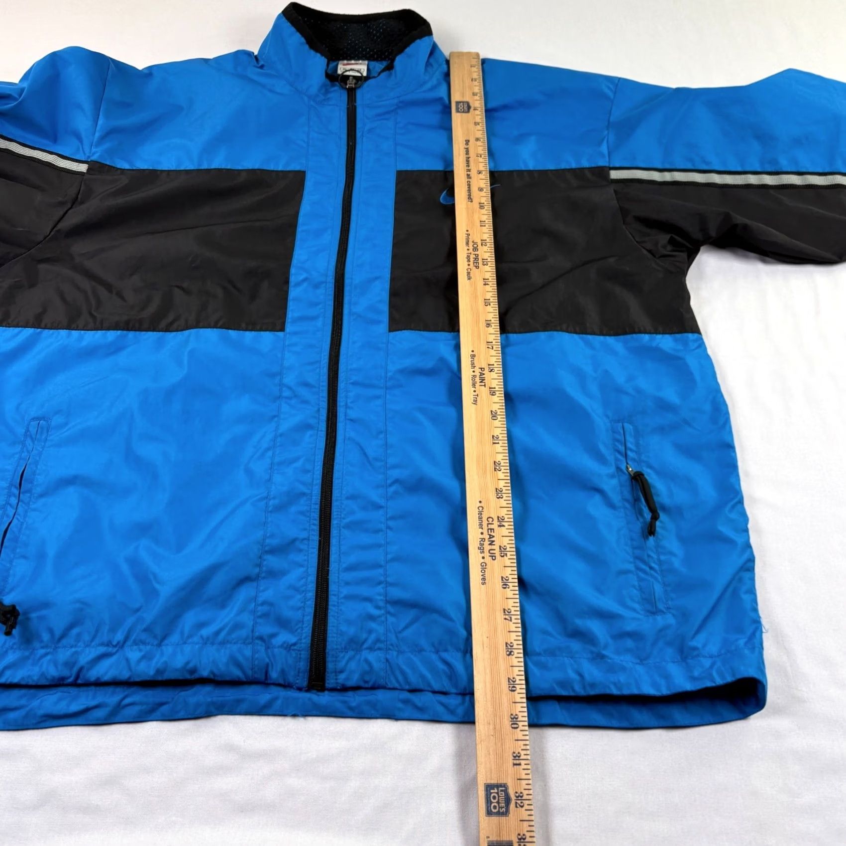 Nike VINTAGE Nike Jacket Mens XL Blue Windbreaker Full Zip 90s Logo Windbreaker Mens XL Blue Nike Jacket Size US XL / EU 56 / 4 - 7 Thumbnail