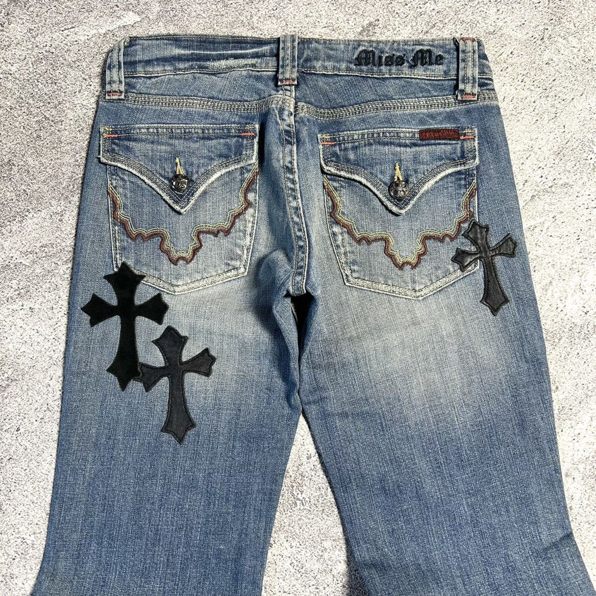 Japanese Brand Vintage Rare Missme Flared Denim Patch Art Size US 30 / EU 46 - 22 Thumbnail