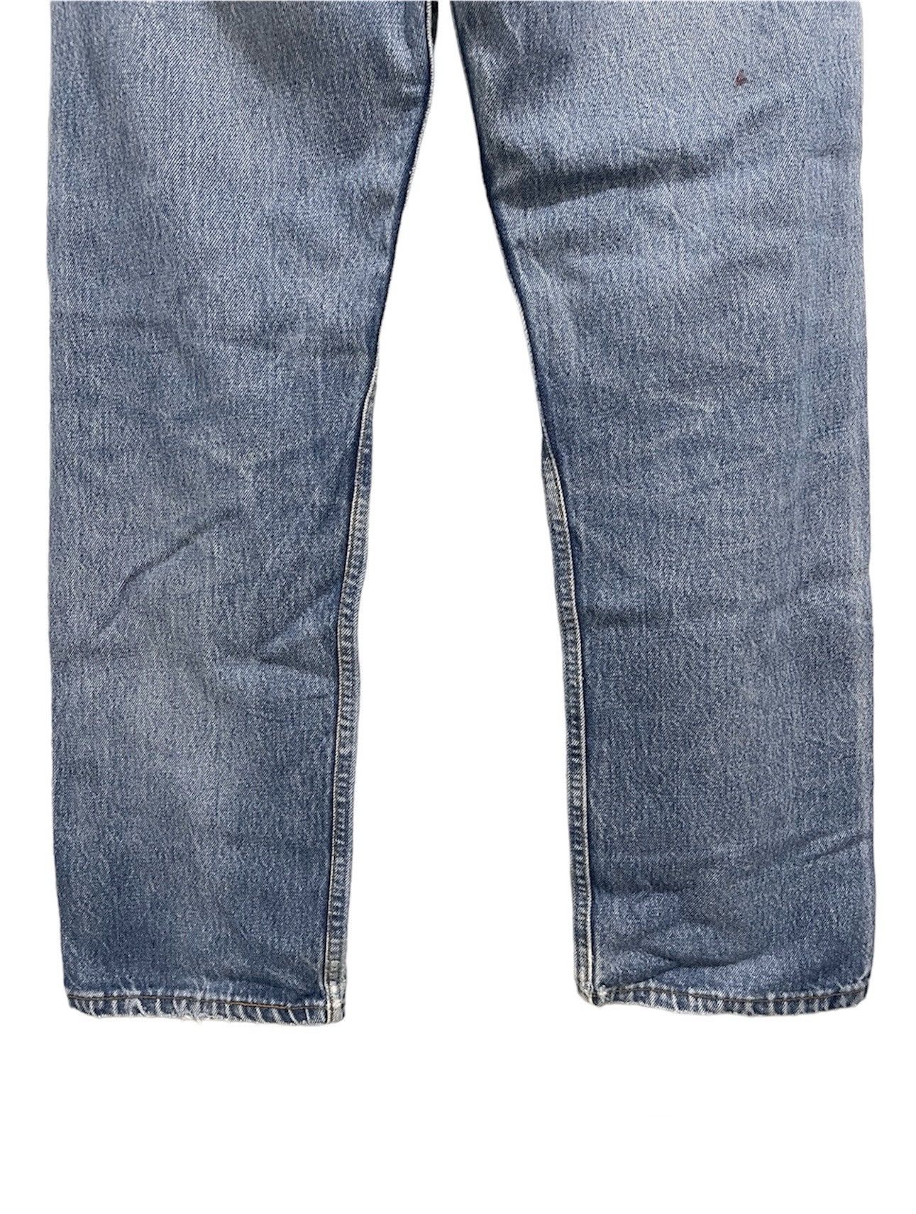 Levi's VINTAGE 90s LEVIS 501 NON SELVEDGE 34x33 STAMP 524 Size US 31 - 14 Thumbnail
