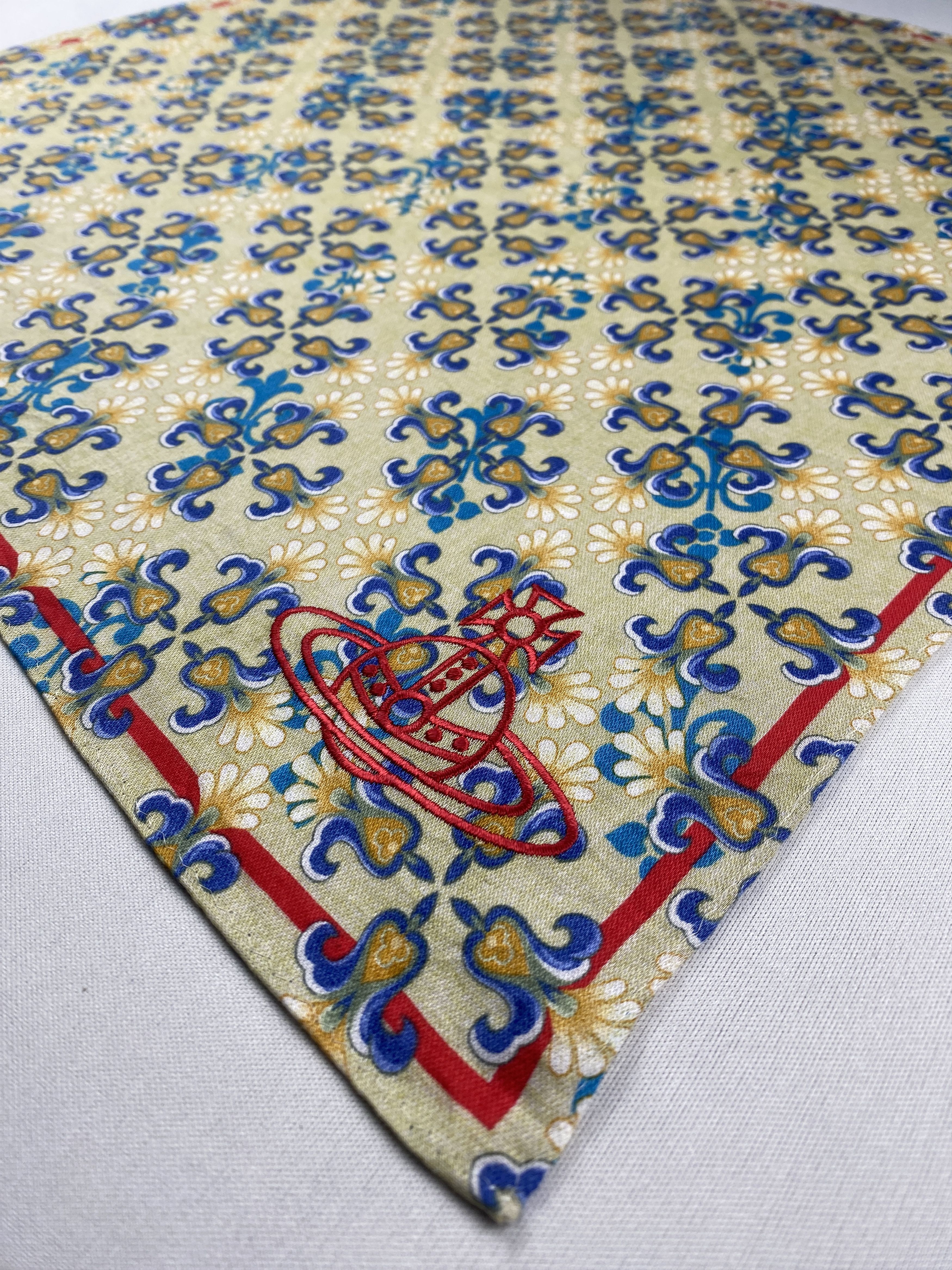 Vivienne Westwood Vivienne Westwood Handkerchief Pocket Square Bandana HM0022 Size ONE SIZE - 4 Thumbnail