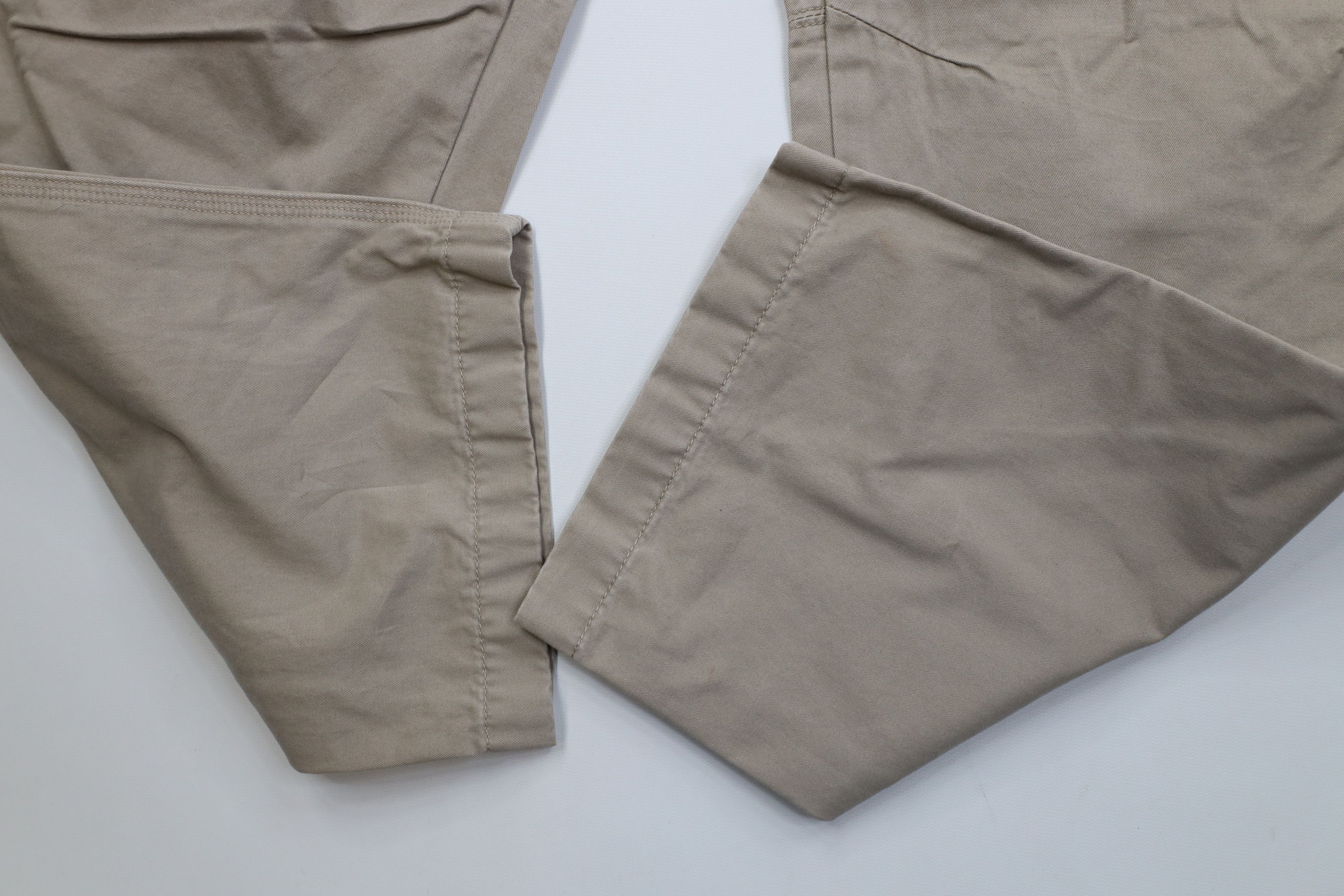 Nautica Vintage 90s Y2K Nautica Wide Leg Cargo Pants Beige Cotton Size US 36 / EU 52 - 8 Thumbnail