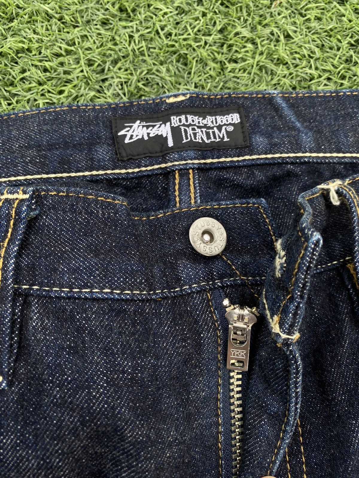 Stussy STUSSY INCREASE THE PEACE DENIM RARE 🎱 Size US 36 / EU 52 - 7 Thumbnail