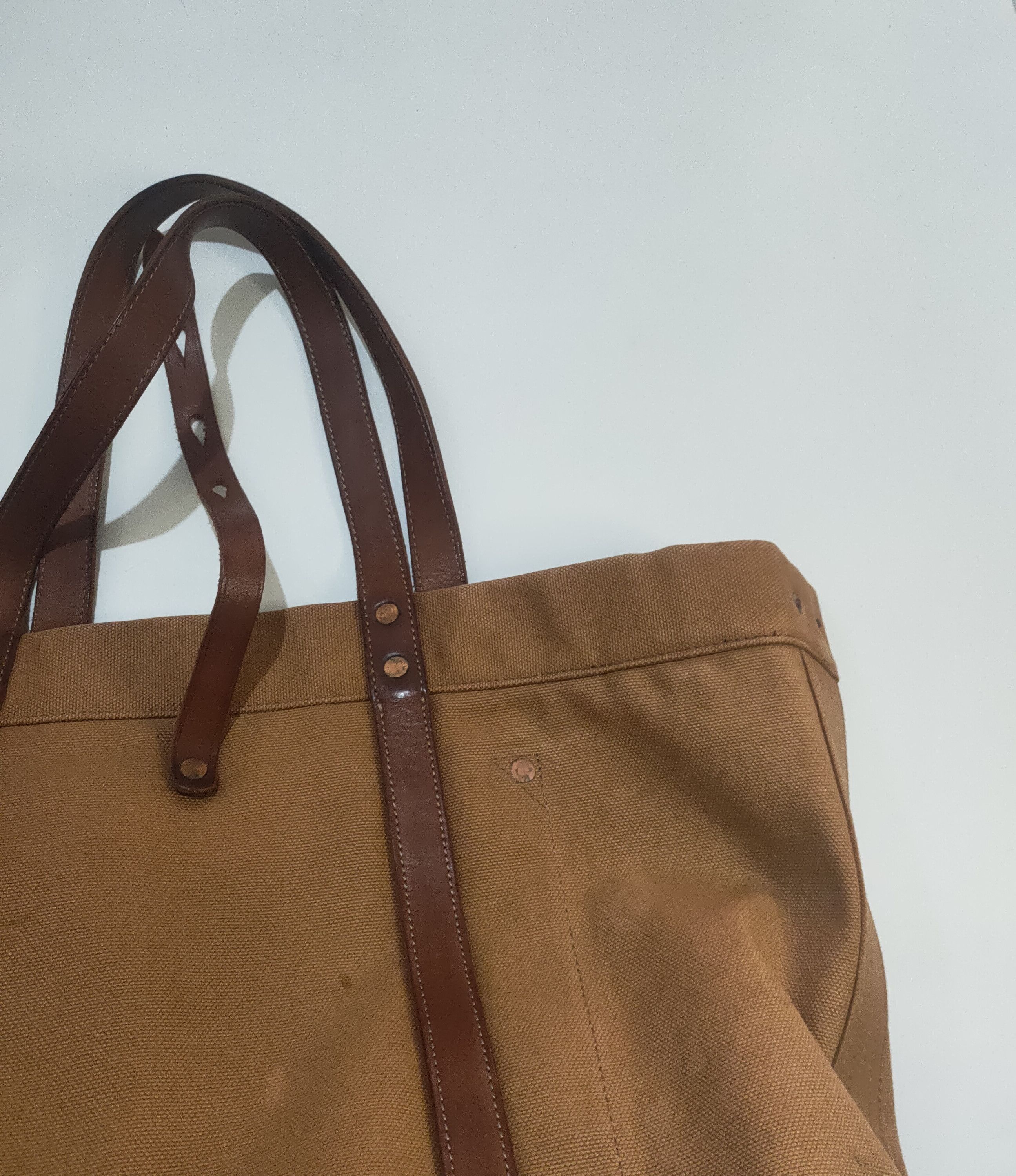 RRL Ralph Lauren × Vintage Ralph Lauren Cotton Canvas Tote Bag Size ONE SIZE - 10 Thumbnail