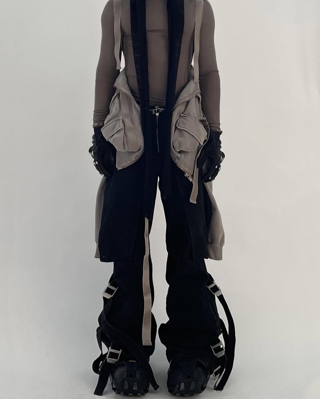 SHINE LUXURY Shine Luxury “SANGUINE” Layered Navigator Zipper Hoodie Size US S / EU 44-46 / 1 - 4 Thumbnail