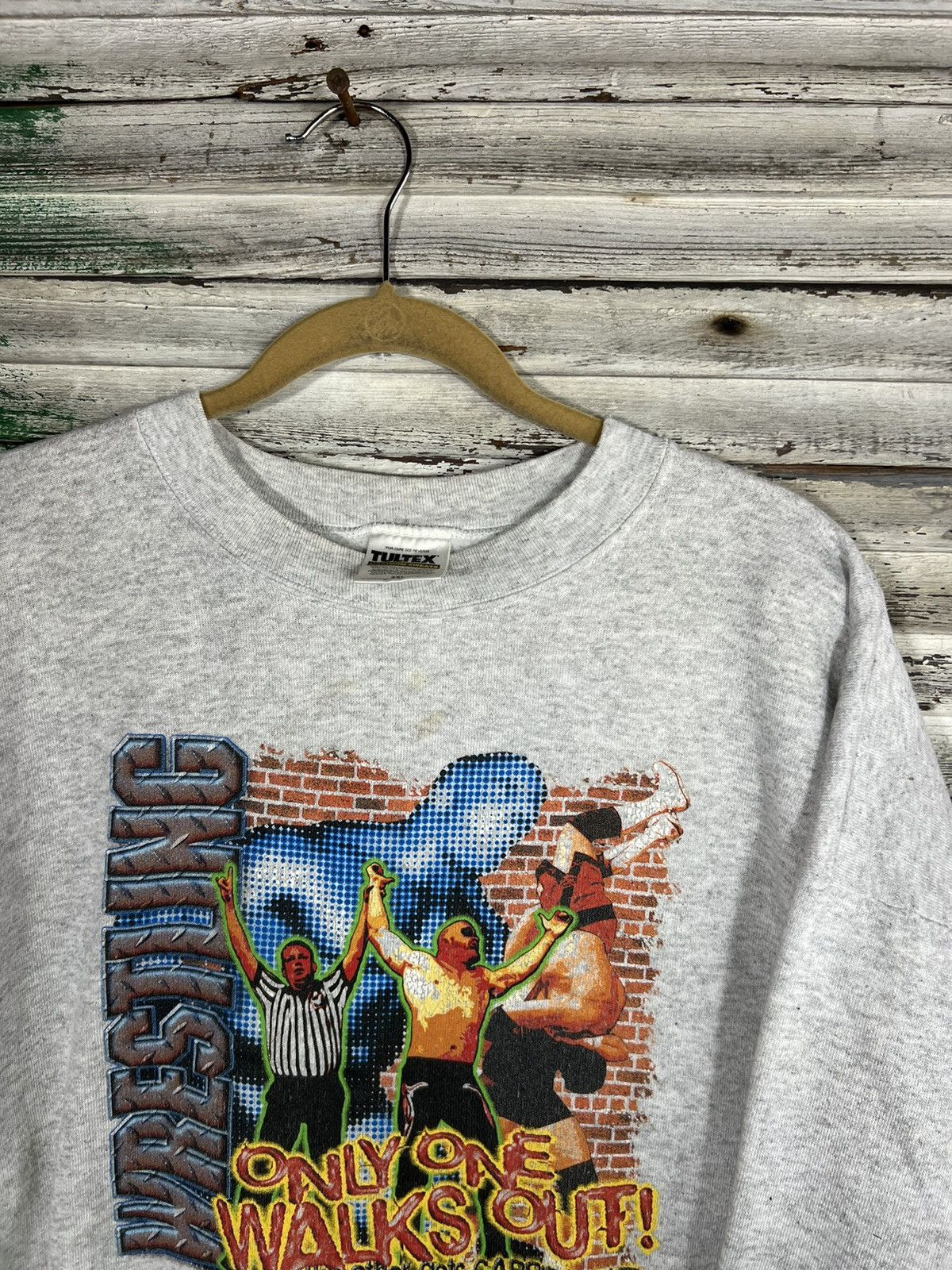 Vintage Vintage Wrestling Sweatshirt Size US XXL / EU 58 / 5 - 3 Thumbnail