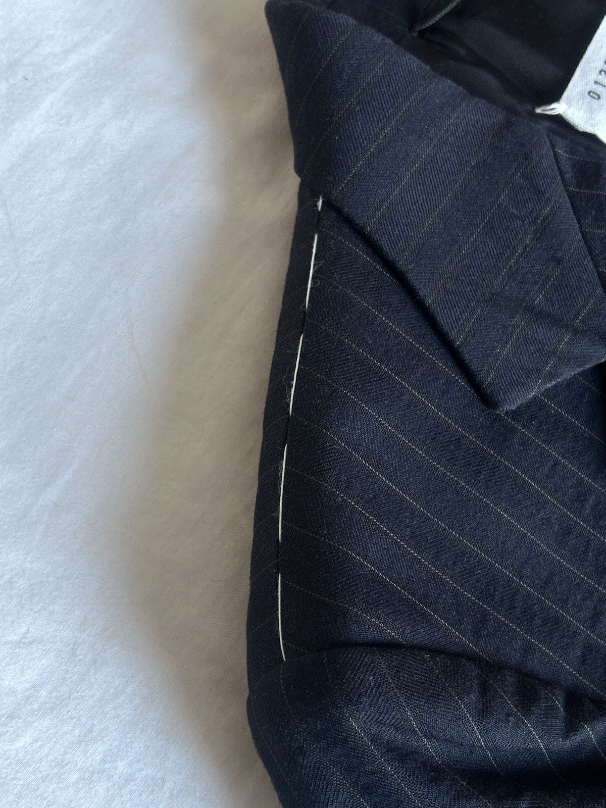 Maison Margiela MAISON MARGIELA SS2020 PINSTRIPED BLAZER Size 50R - 4 Thumbnail
