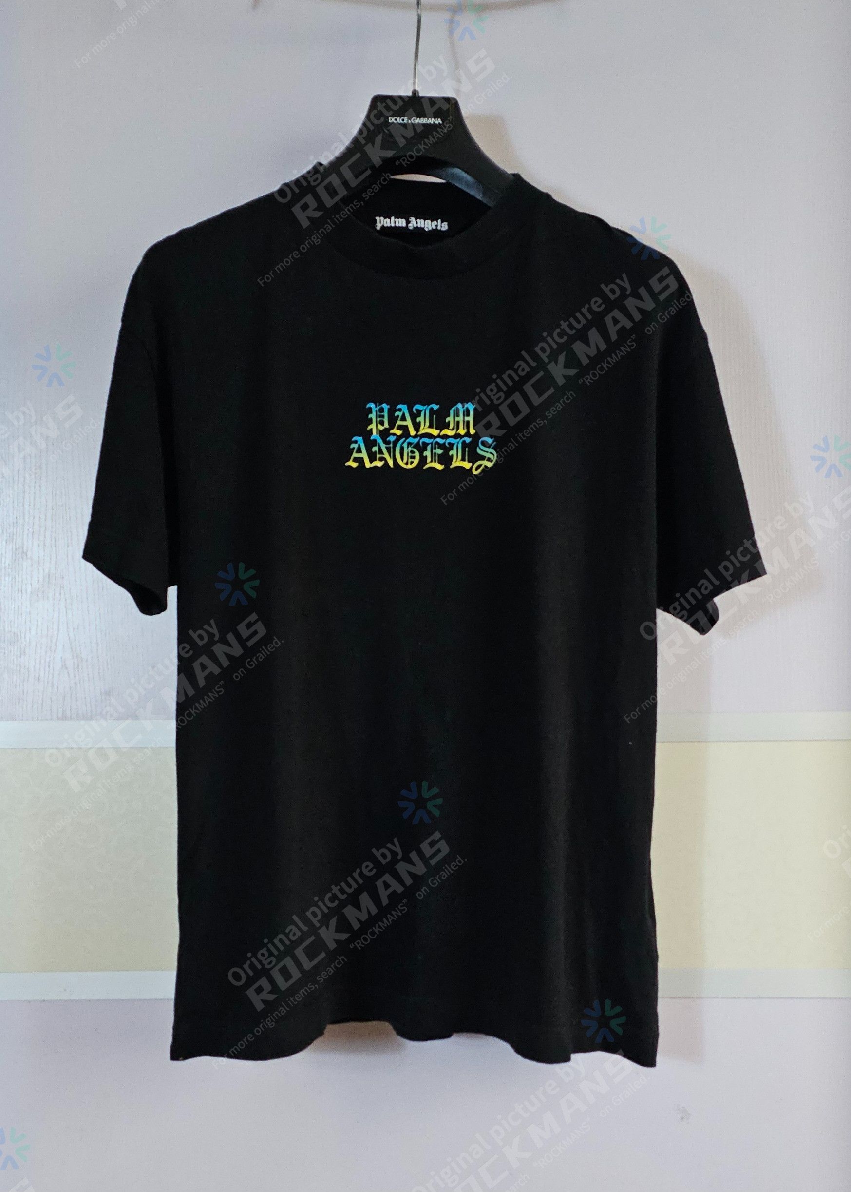 Palm Angels Palm Angels Gothic Logo Oversized T-Shirt Size L Size US L / EU 52-54 / 3 - 1 Thumbnail