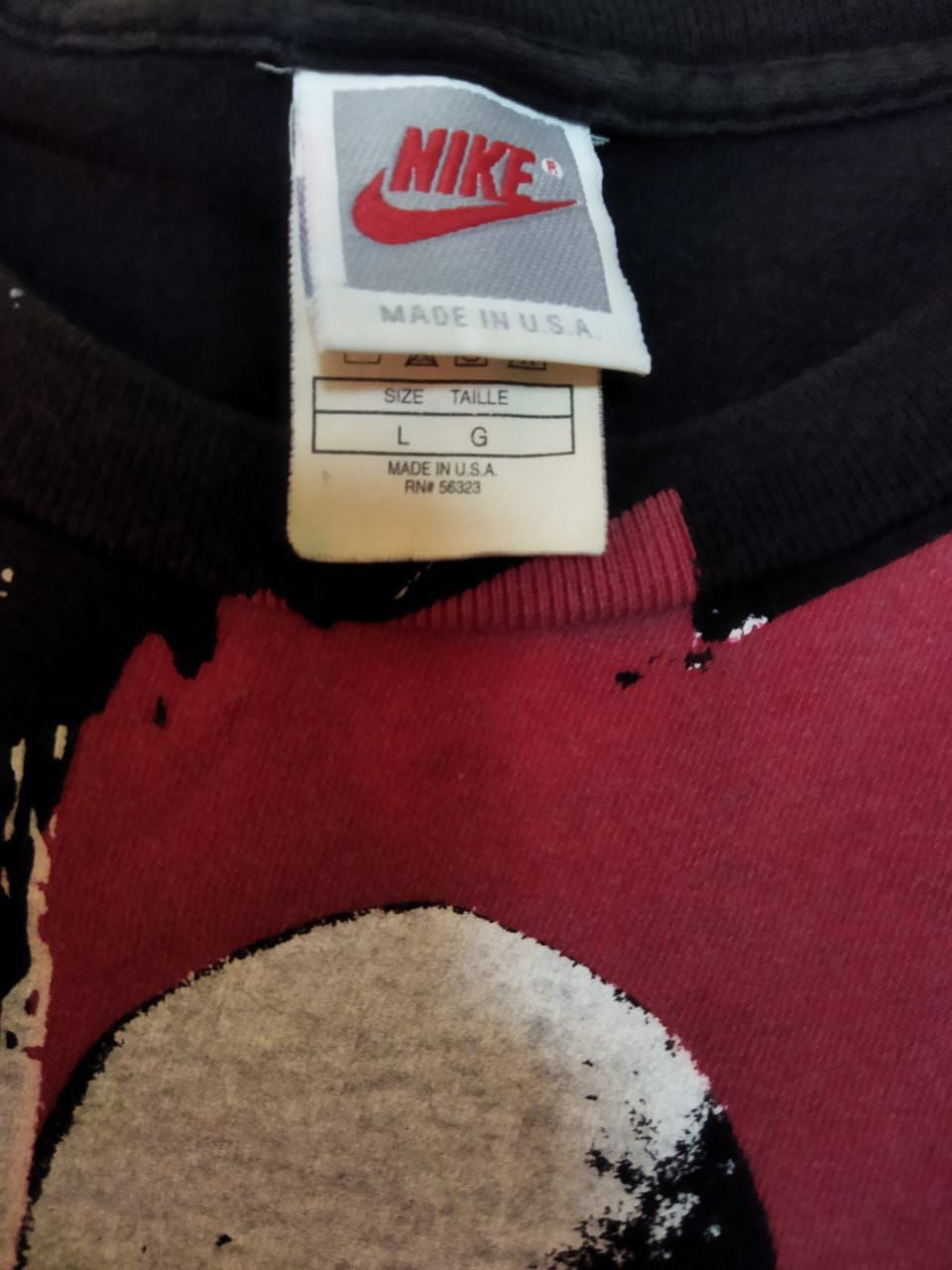 NBA × Nike × Vintage Vintage Nike Michael Jordan all over print T-shirt Size US L / EU 52-54 / 3 - 4 Thumbnail