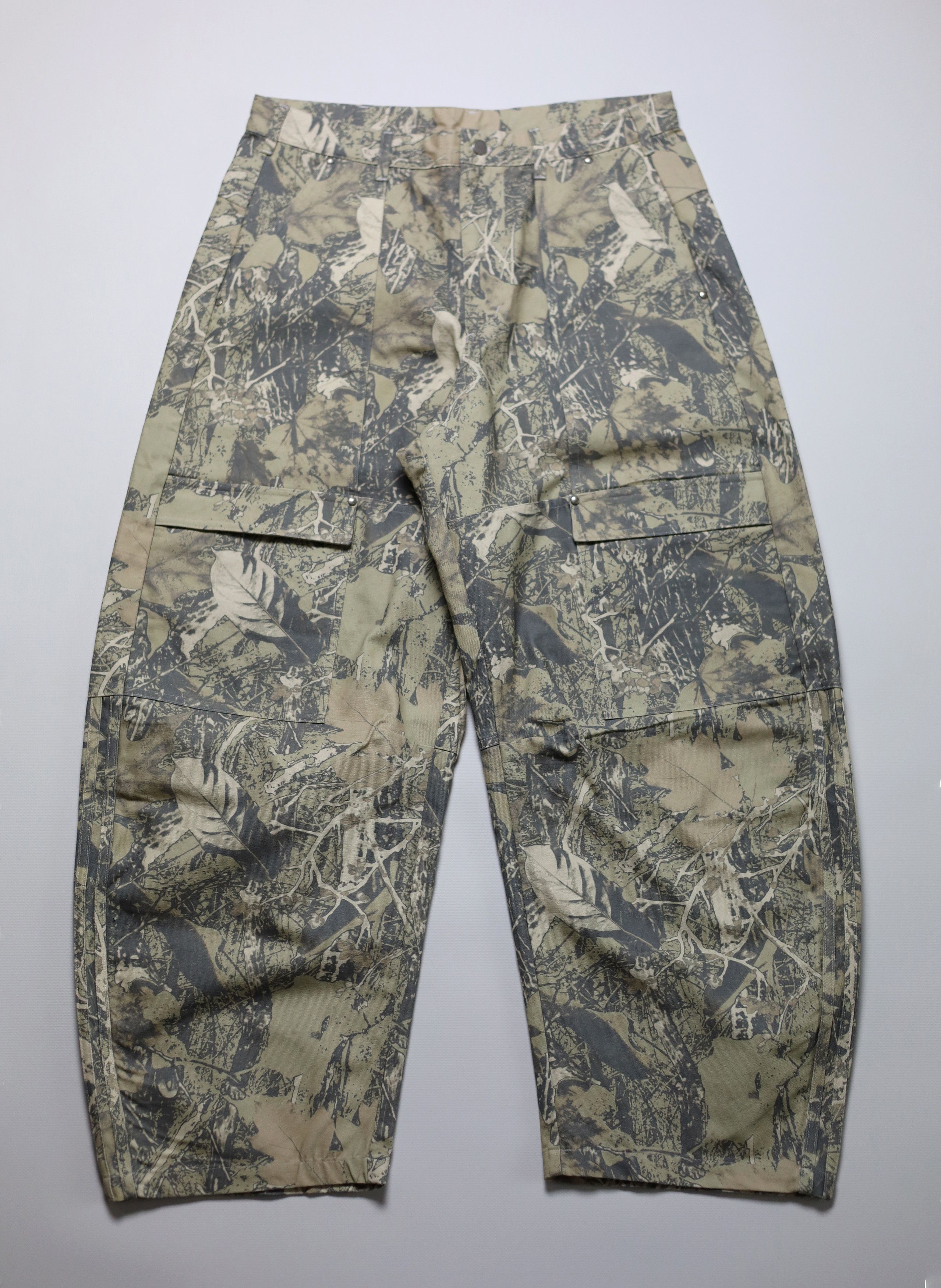Adidas Adidas Originals Canvas Cargo Work Pants Real Tree AsiaFit Size US 34 / EU 50 - 1 Thumbnail