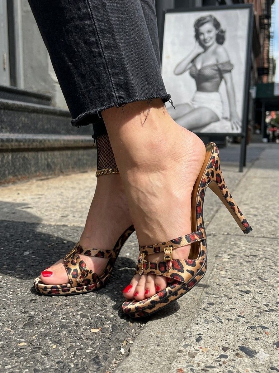 Other Vintage Frederick's of Hollywood Leopard Stiletto Heels Size US 8 / IT 38 - 7 Thumbnail