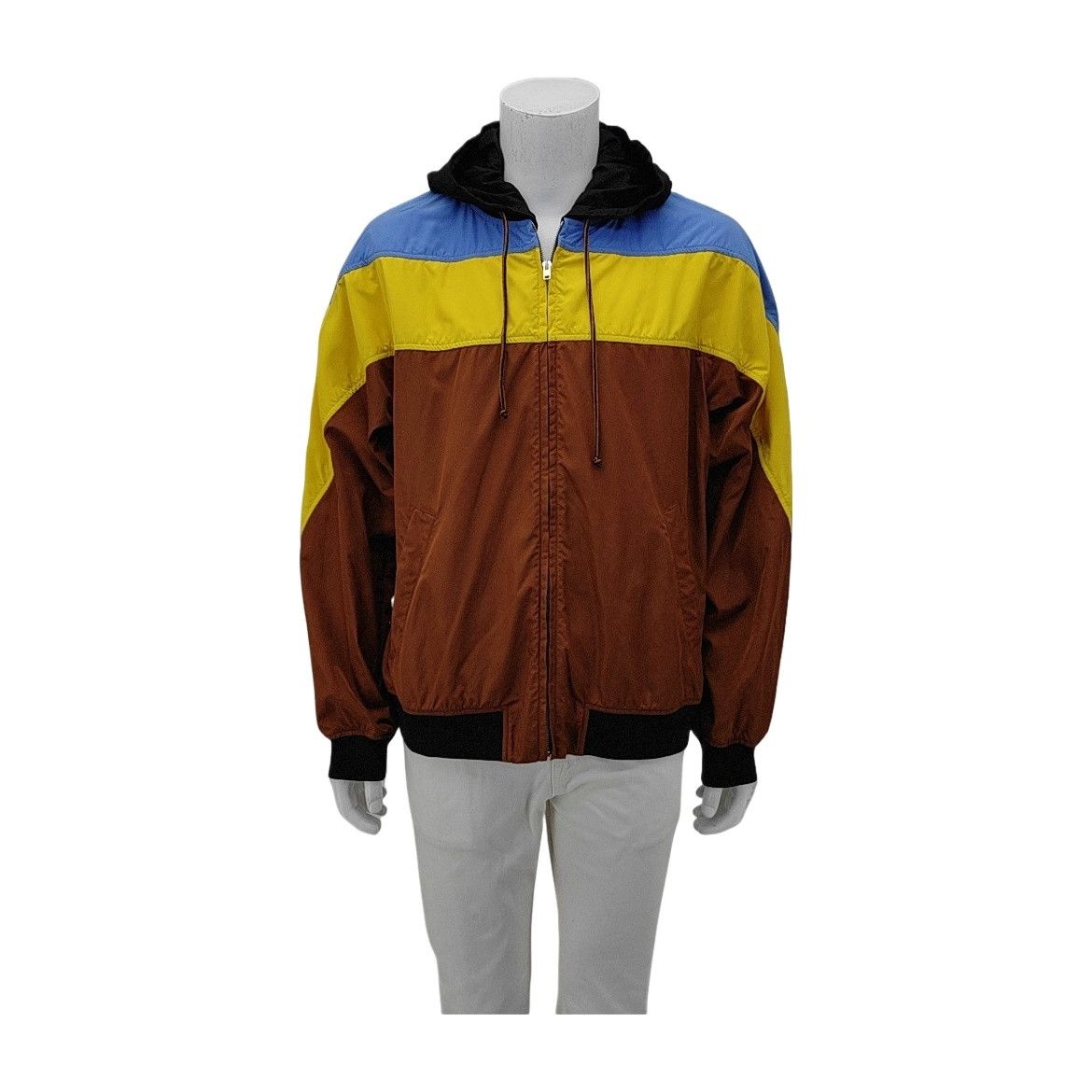 Marni MARNI Color-block Hooded Nylon Jacket Size 48 Size US M / EU 48-50 / 2 - 1 Thumbnail