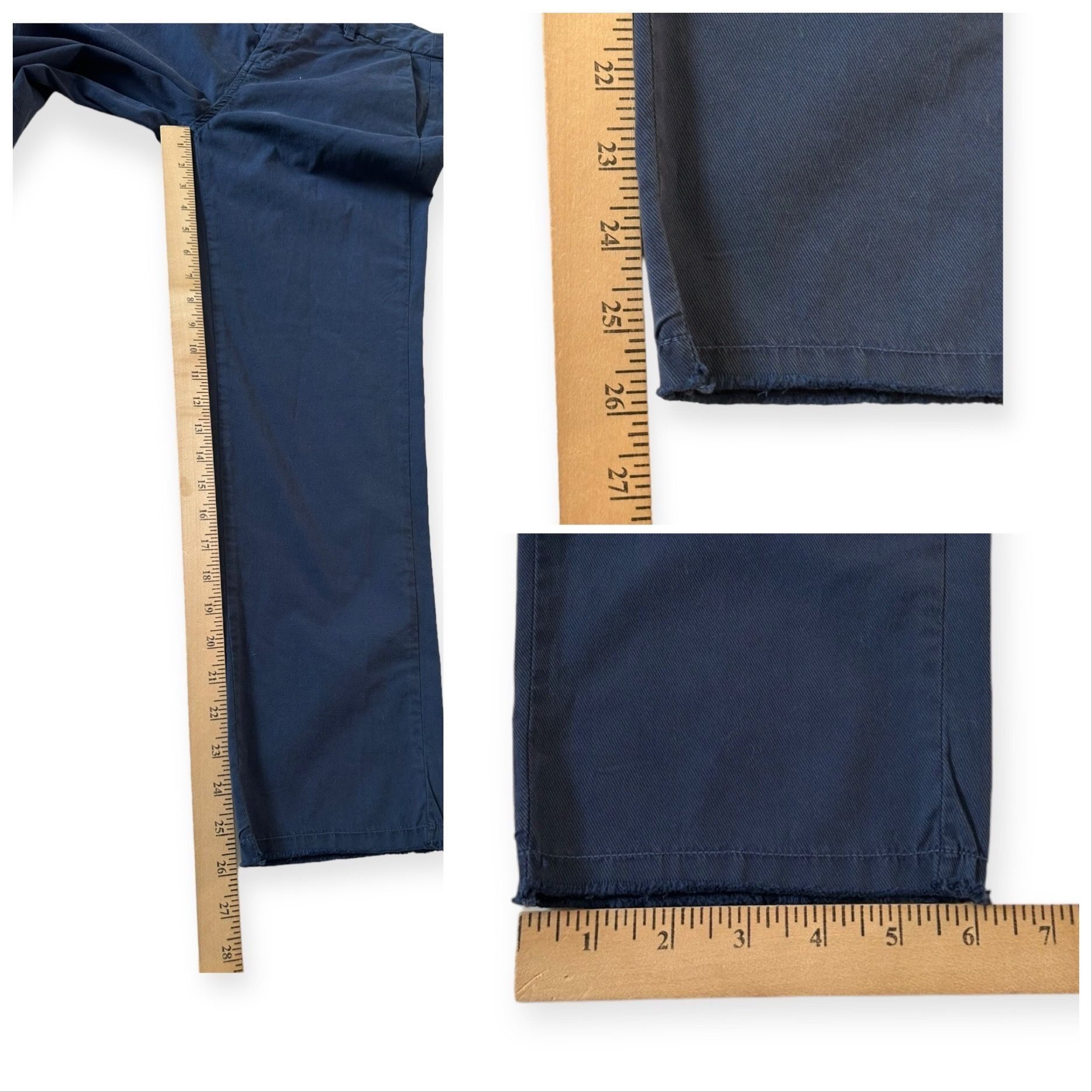 Nili Lotan Nili Lotan Cropped Montauk Pants, Size 4, Marine Blue, N Size 27" / US 4 / IT 40 - 10 Thumbnail