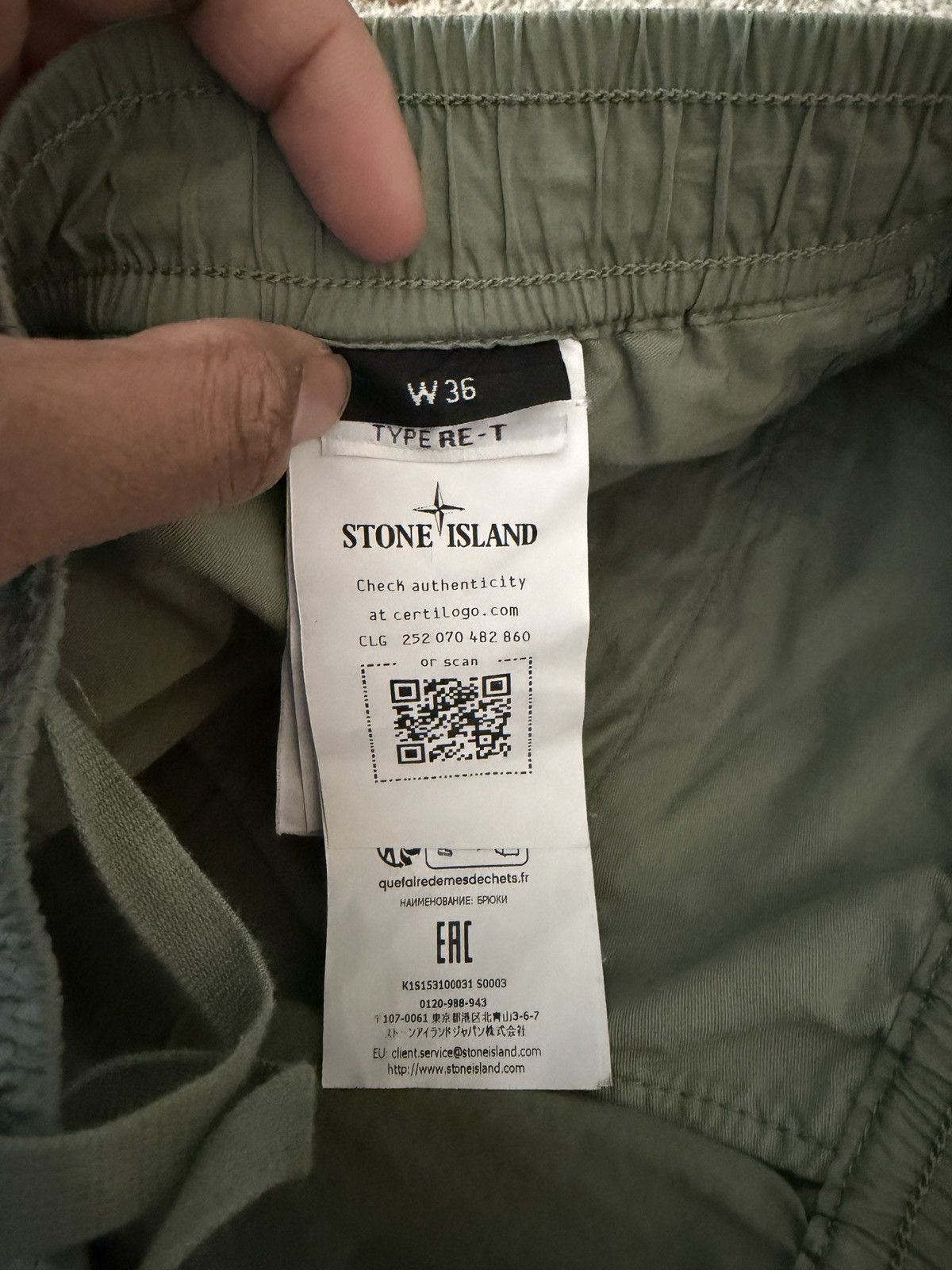 Stone Island Stone island cargo pants RE-T Size US 36 / EU 52 - 4 Thumbnail