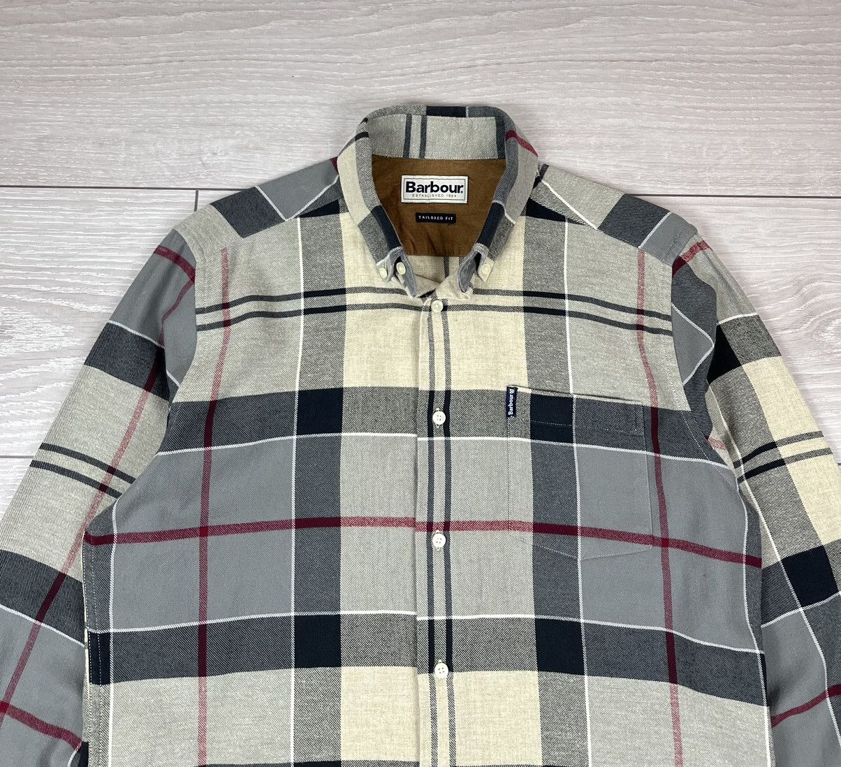 Barbour Barbour Tartan 3 Tailored Flannel Checkered Shirt Size US M / EU 48-50 / 2 - 5 Thumbnail