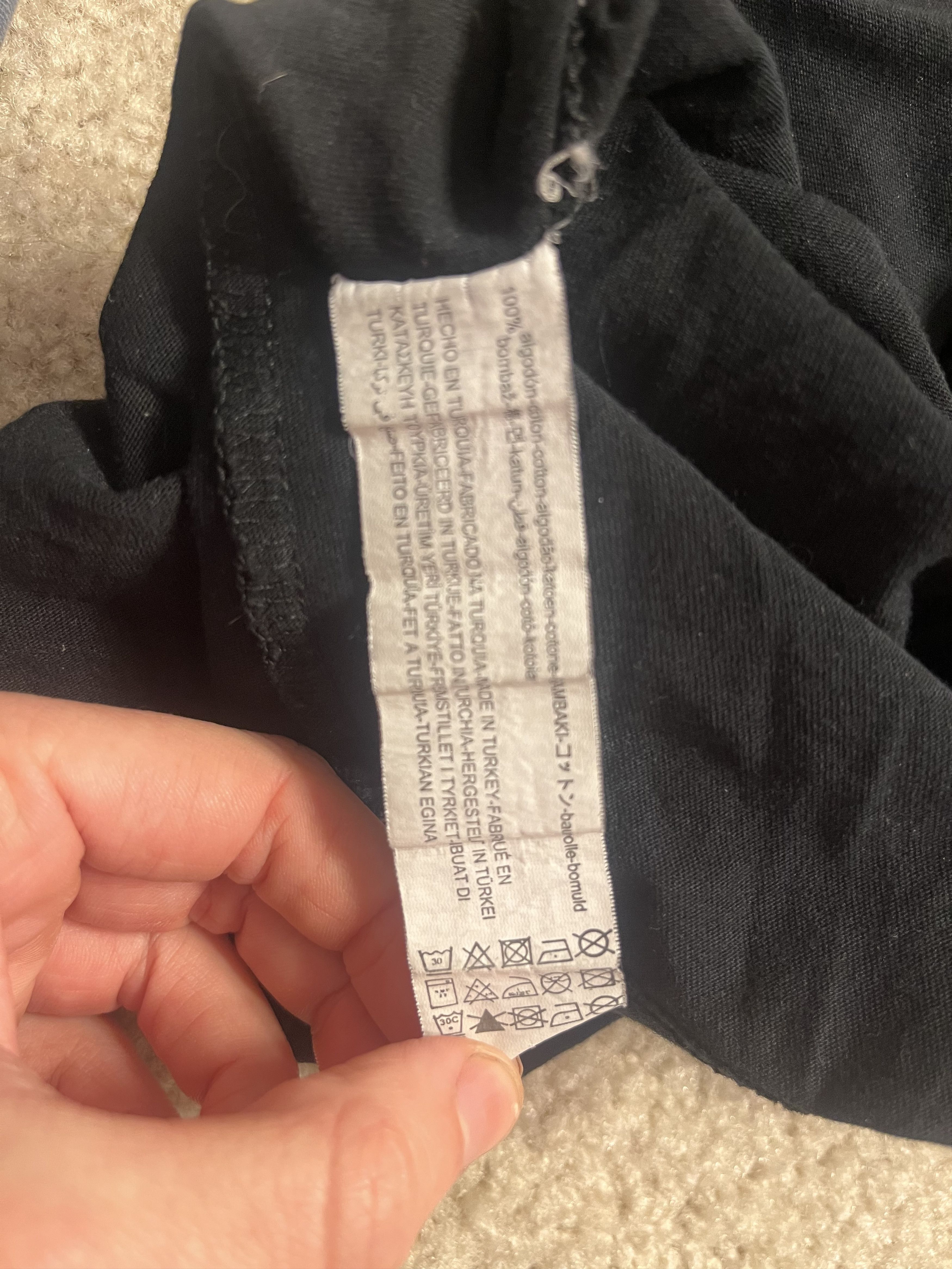 Zara Zara long length black soft basic tee short sleeve size L Size L / US 10 / IT 46 - 4 Thumbnail