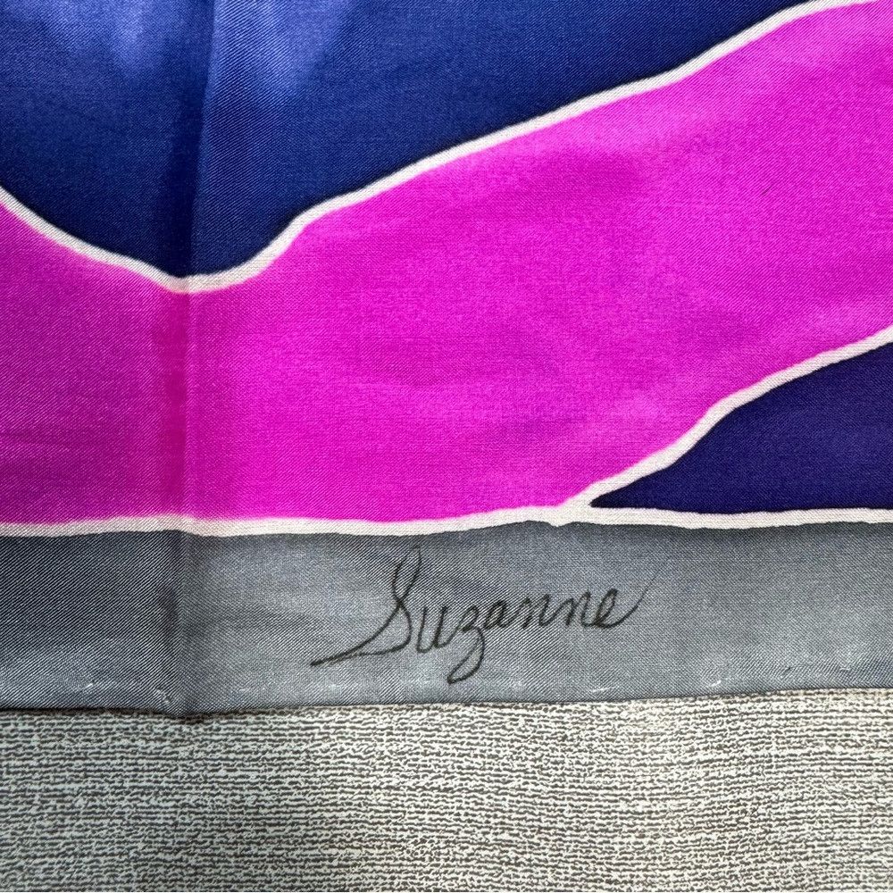 Other Hand-Dyed Silk Rectangle Scarf 12'' x 58'' Size ONE SIZE - 6 Thumbnail