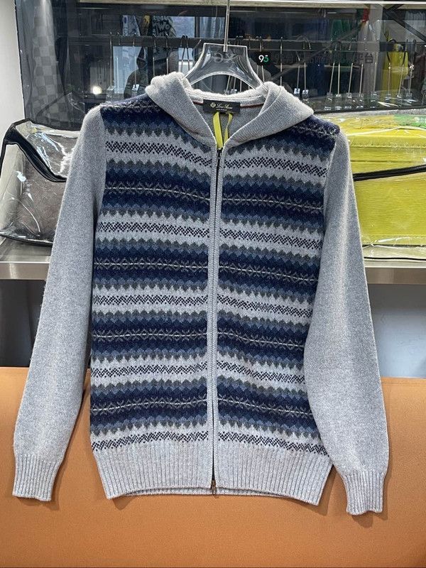 Loro Piana Loro Piana Fair Isle Retro Jacquard Cashmere Knit Coat. Size US M / EU 48-50 / 2 - 5 Thumbnail