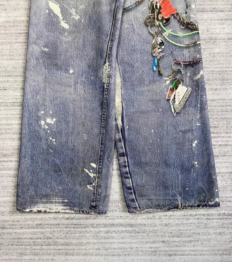 Acne Studios Acne Studios Digital Print 3D Printed Denim Pants Size 24" / US 00 / IT 34 - 6 Thumbnail
