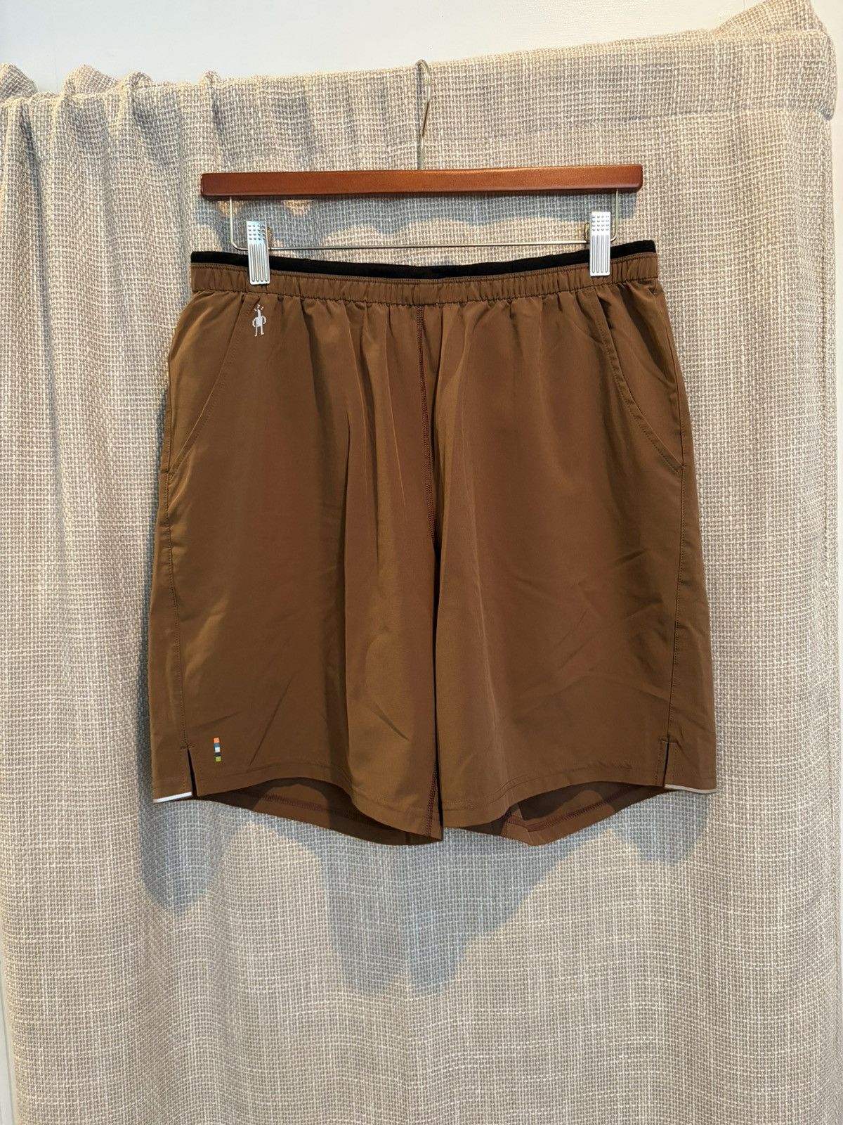 Smartwool Smartwool Merino Wool Brown Lined Running Shorts Satisfy Size US 31 - 1 Thumbnail