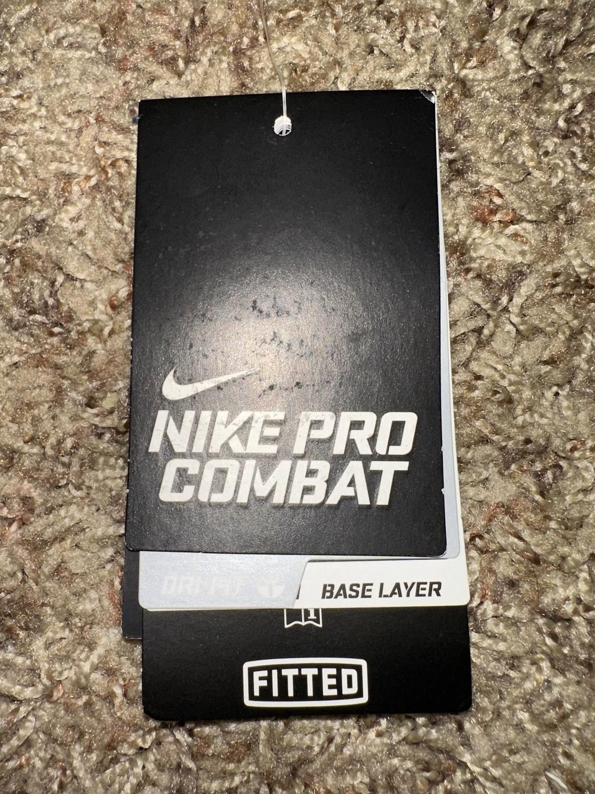 Nike Nike Men’s Dri Fit Pro Combat Fitted Volt Long Sleeve T-Shirt Size US S / EU 44-46 / 1 - 11 Thumbnail