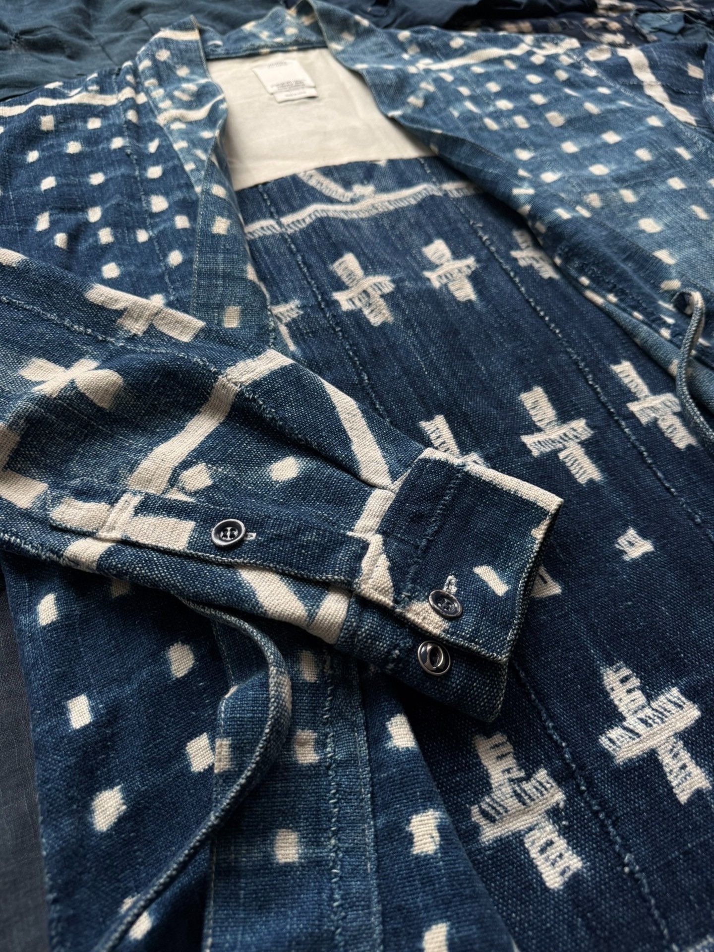 Visvim VISVIM LHAMO SHIRT INDIGO SPOT Size US XXS / EU 40 - 9 Thumbnail
