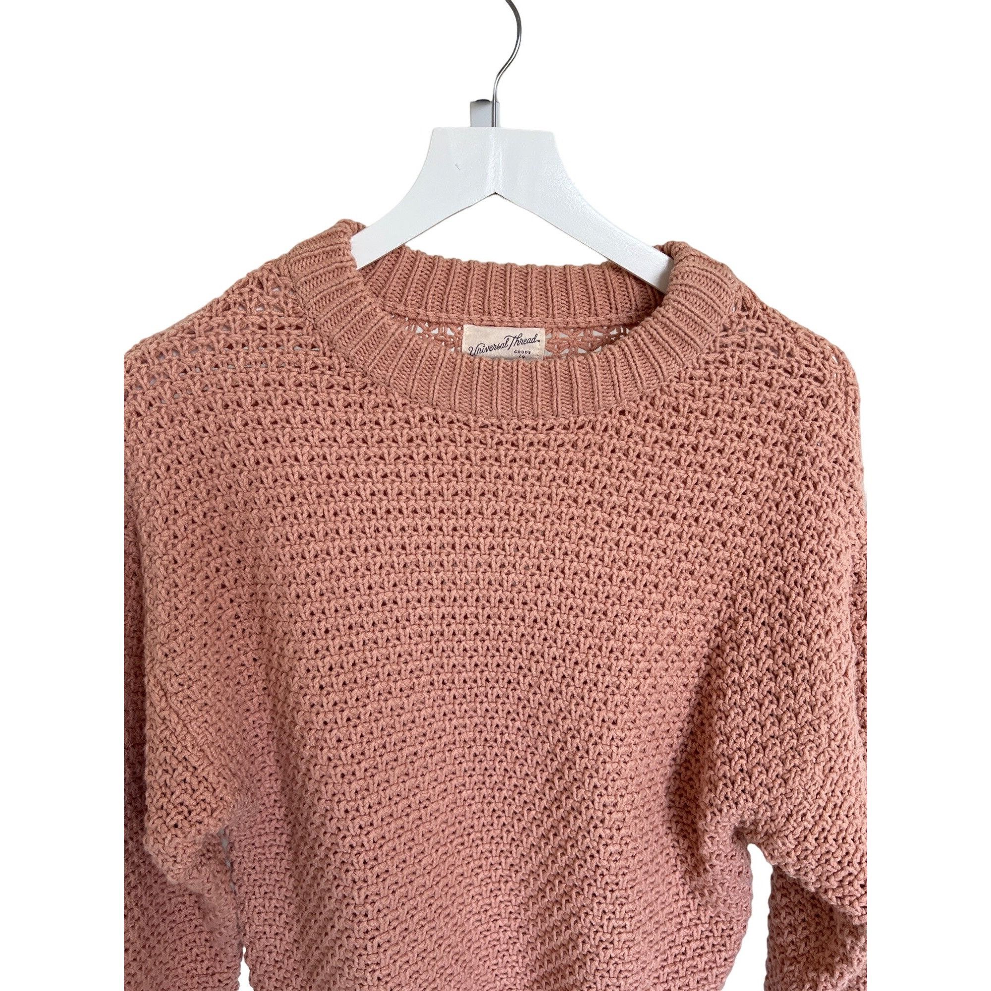 Other Universal Thread Peach Crewneck Sweater Size S / US 4 / IT 40 - 2 Thumbnail