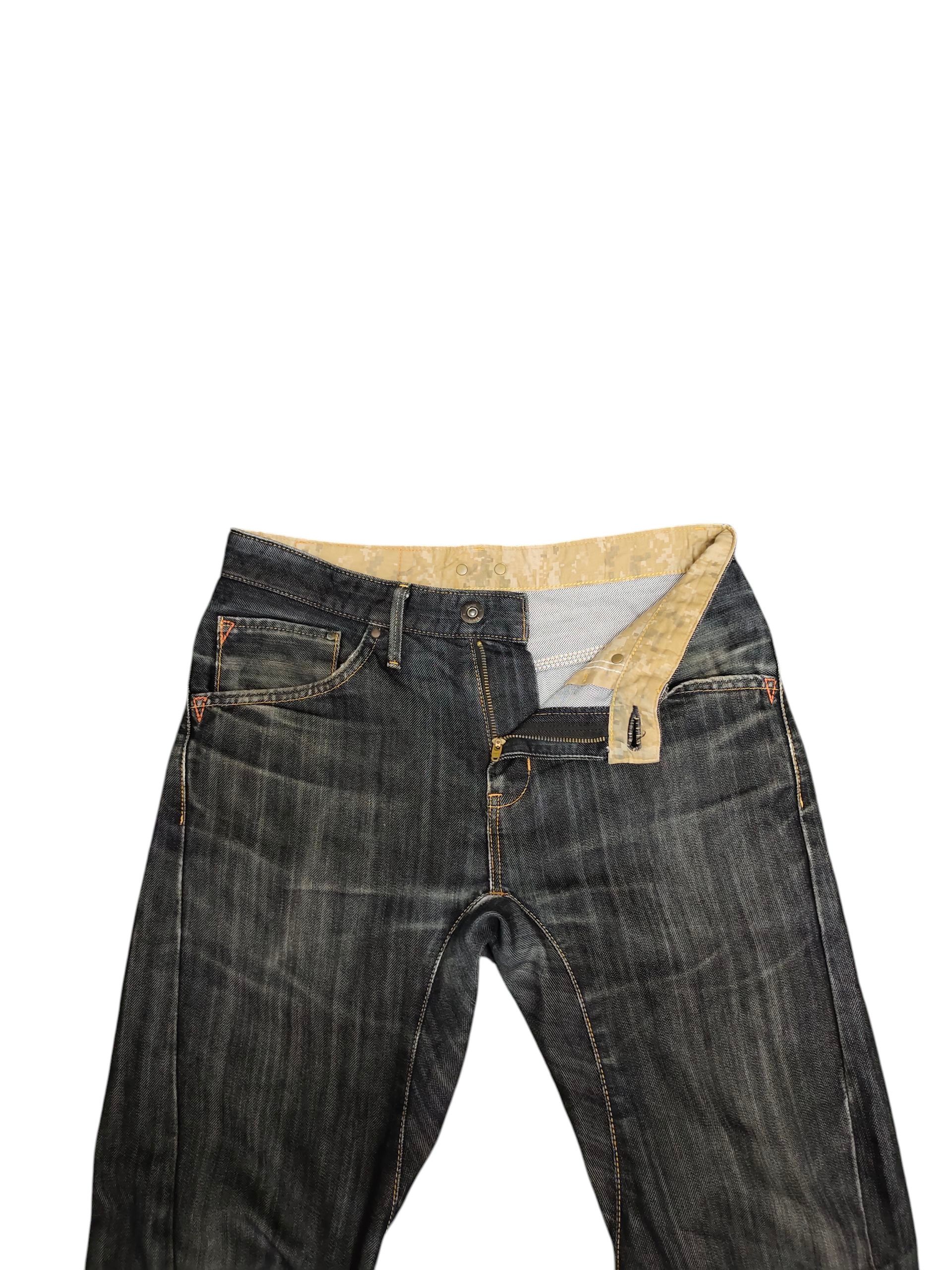 If Six Was Nine Vintage Edwin Function Distressed Denim Jeans Size US 31 - 9 Thumbnail