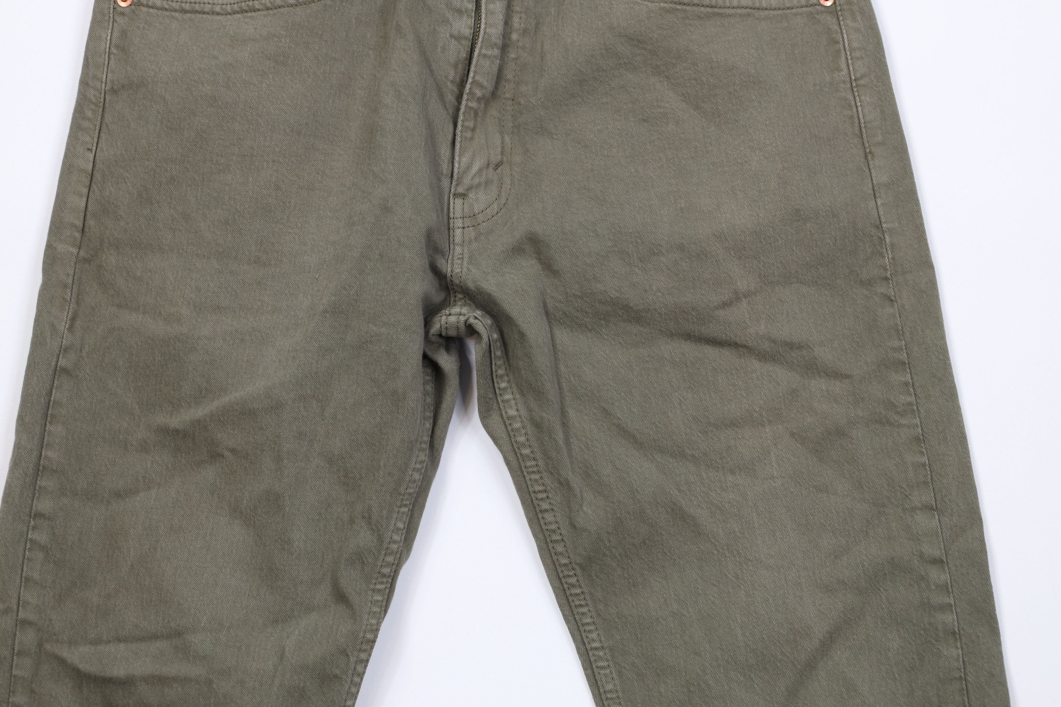 Levi's Vintage Y2K Levis 505 Regular Straight Leg Denim Jeans Green Size US 34 / EU 50 - 3 Thumbnail