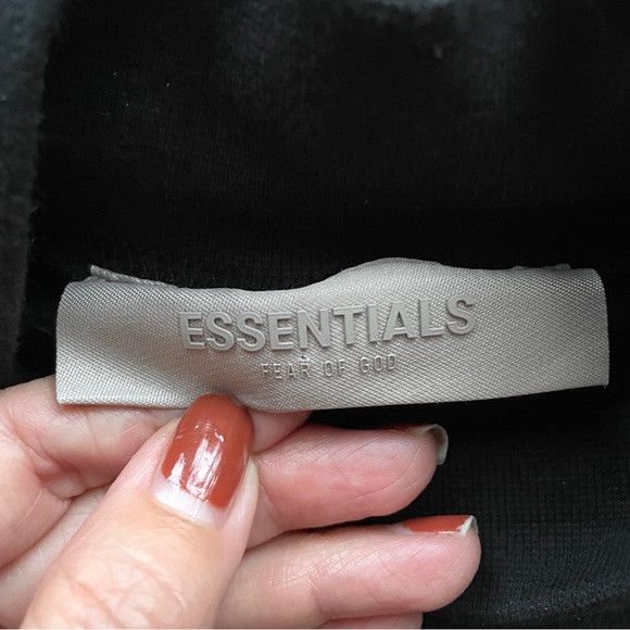Essentials Fear of God Essentials Black Mock Neck Oversized Sweatshirt Size S / US 4 / IT 40 - 3 Thumbnail