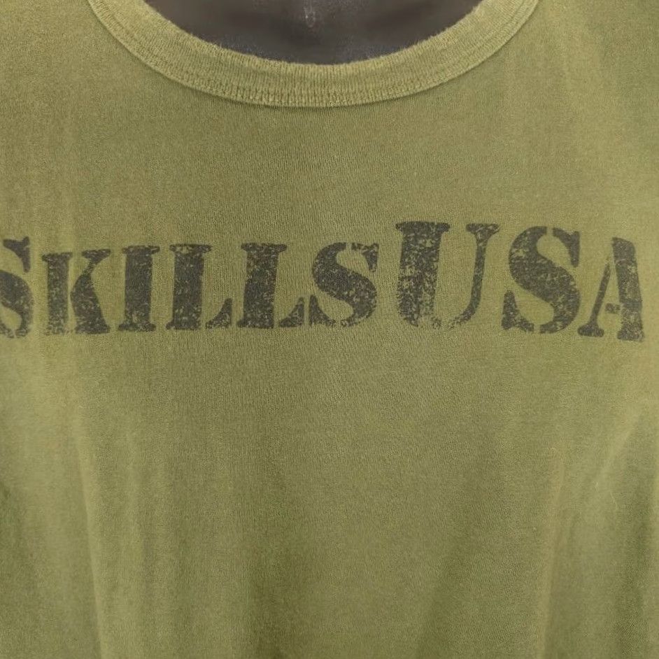 Rothco Rothco Military T Shirt Mens XL Green Skills USA Soldier Veteran Shirt Graphic Tee USA Bagde Size US XL / EU 56 / 4 - 3 Thumbnail