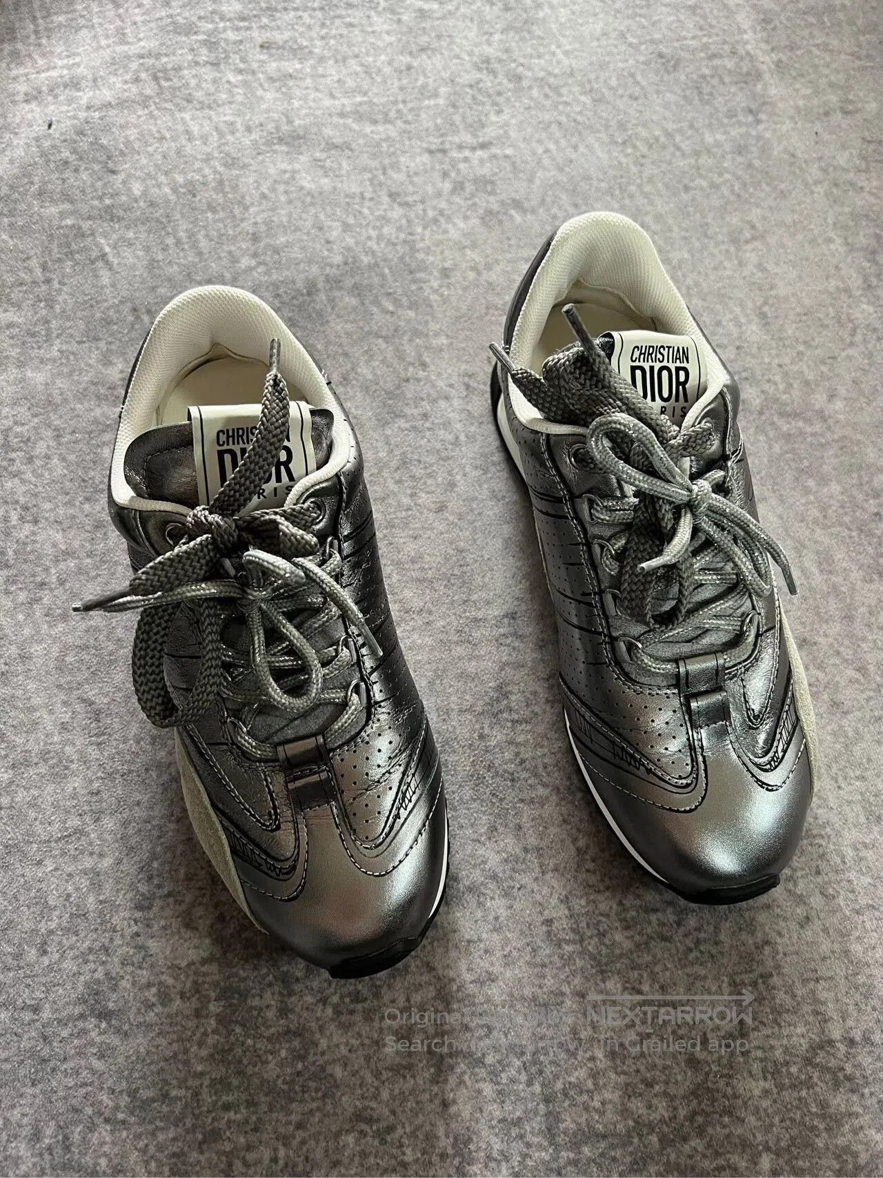 Dior Silver Dior Training Shoes. Size US 5.5 / IT 35.5 - 1 Thumbnail