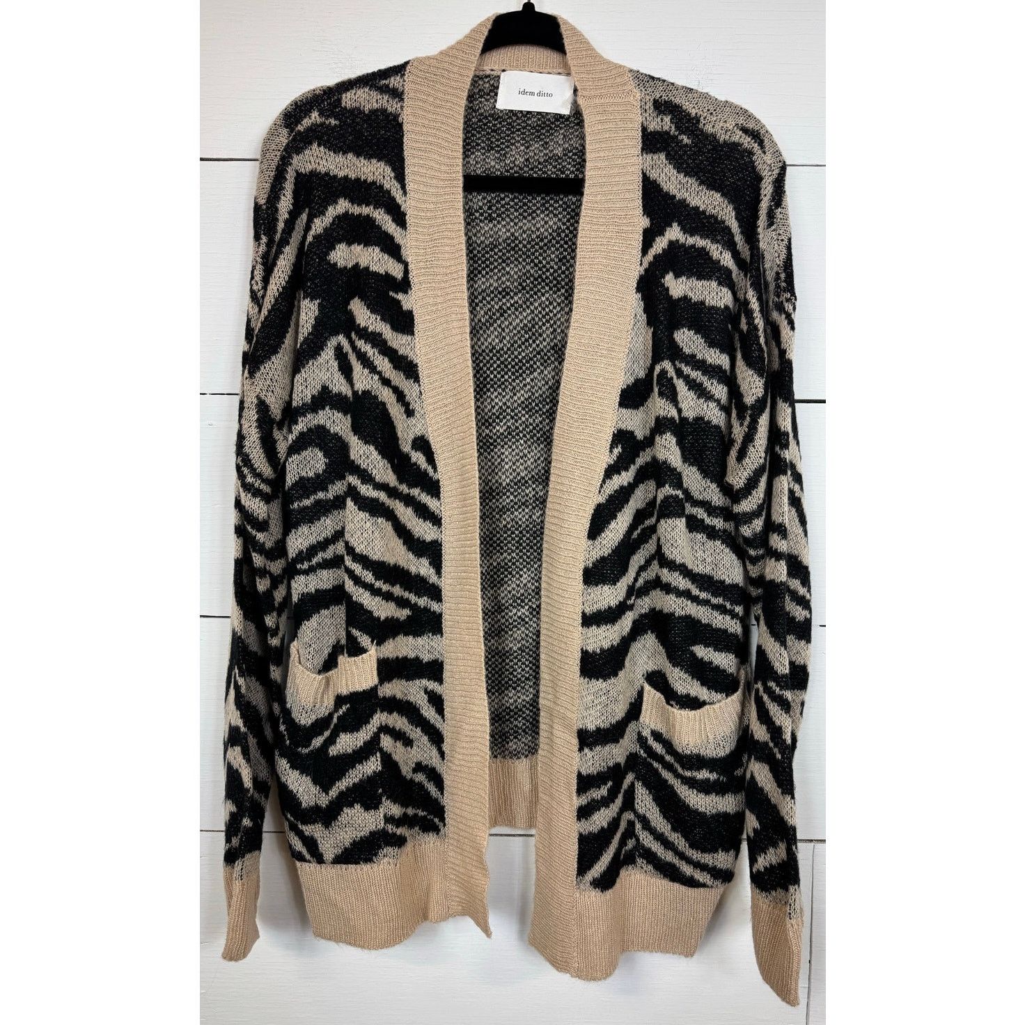 Other Idem Ditto Animal Print Cardigan Women's Size Small/Medium Size M / US 6-8 / IT 42-44 - 1 Thumbnail