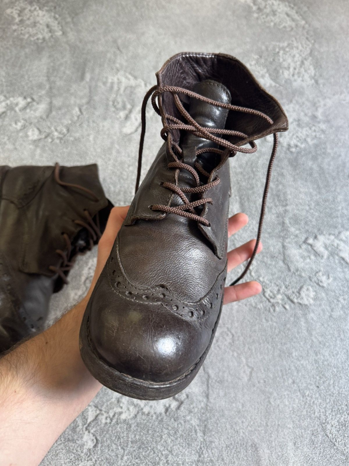 MoMA MOMA 42size brown leather high boots shoes vintage retro Size US 9 / EU 42 - 10 Thumbnail