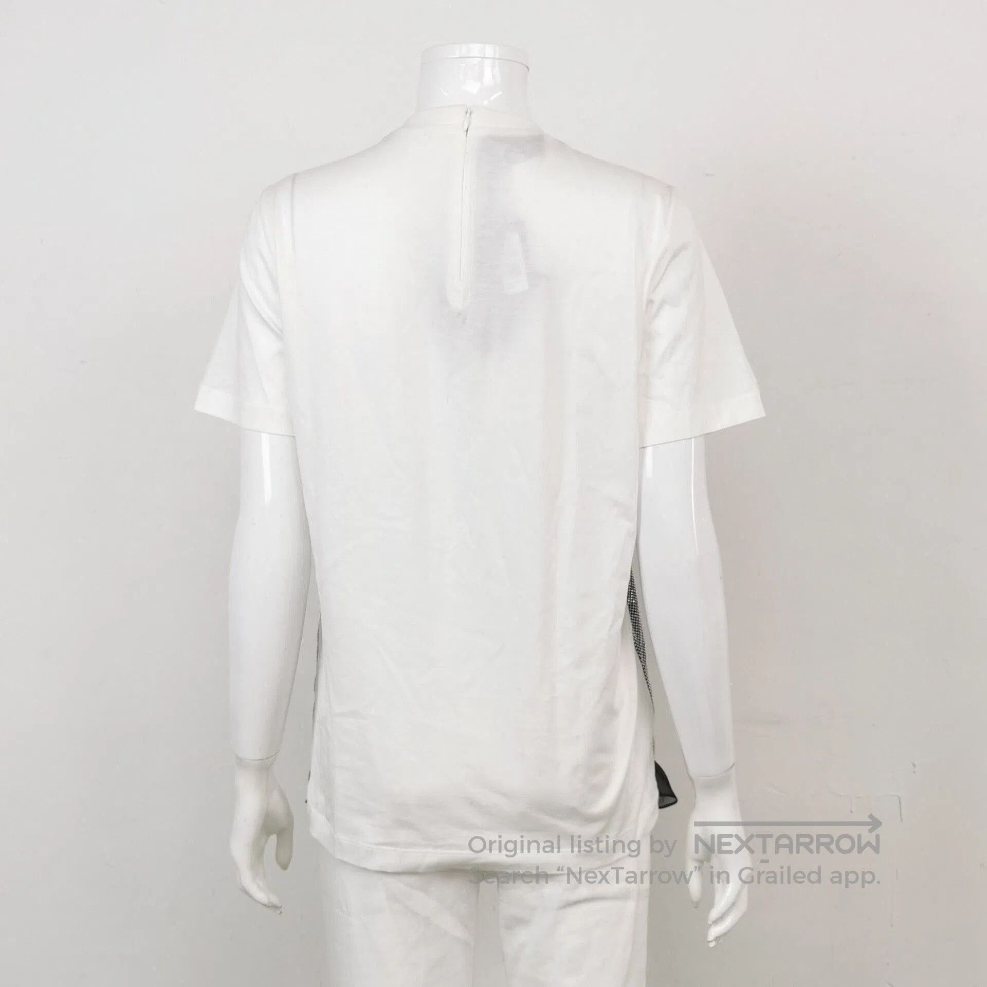 Prada Prada Black and White Short-Sleeve T-Shirt. Size XS / US 0-2 / IT 36-38 - 2 Thumbnail