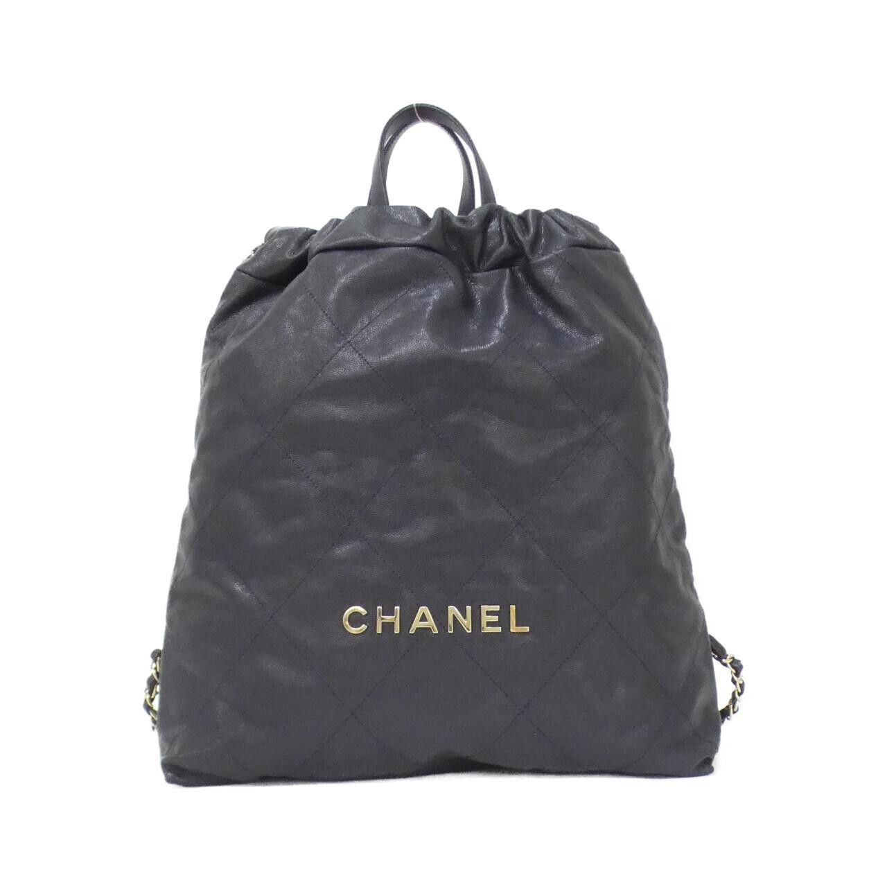 Chanel Chanel Chanel Chanel 22 Grained Calfskin Backpack Leather Backpack AS3313 DUTY FREE for USA Size ONE SIZE - 1 Thumbnail