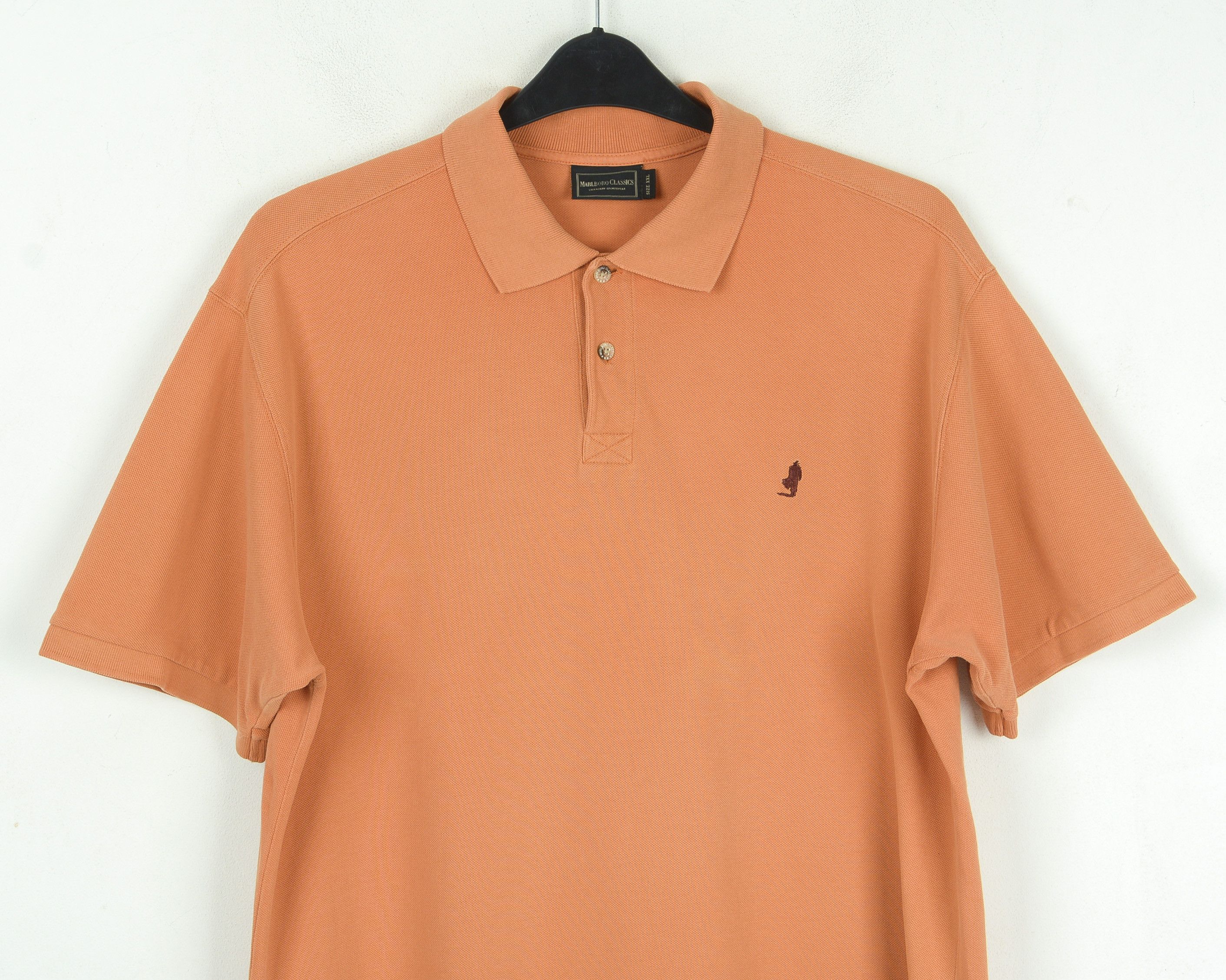 Marlboro MARLBORO CLASSICS Casual Cotton Polo Shirt Short Sleeved Size US XXL / EU 58 / 5 - 2 Thumbnail
